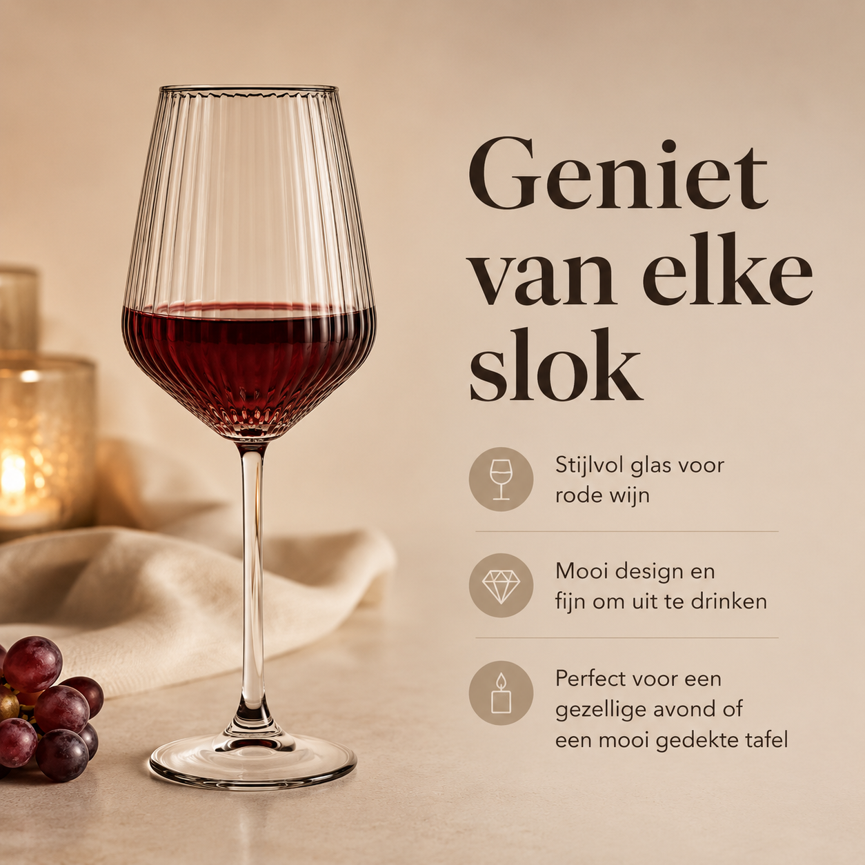 Pasabahce Allegra Focus Wijnglas 35 Cl - 6 Stuks
