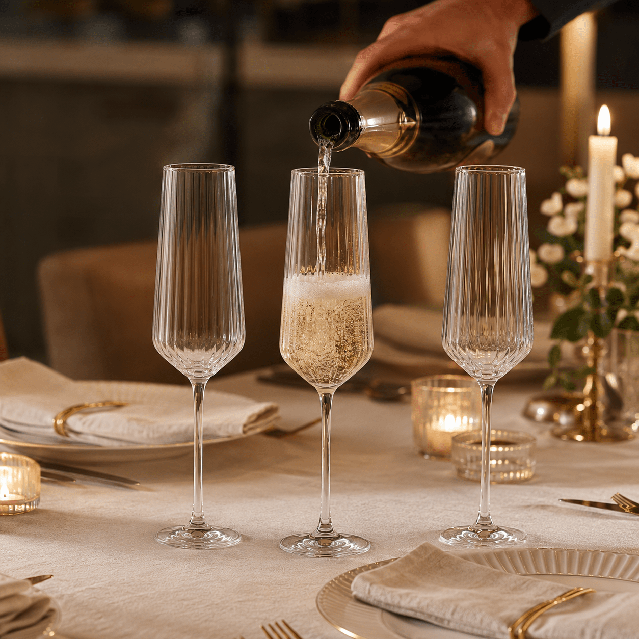 Pasabahce Allegra Focus Champagneglas 19.5 Cl - 6 Stuks - Glazen.nl