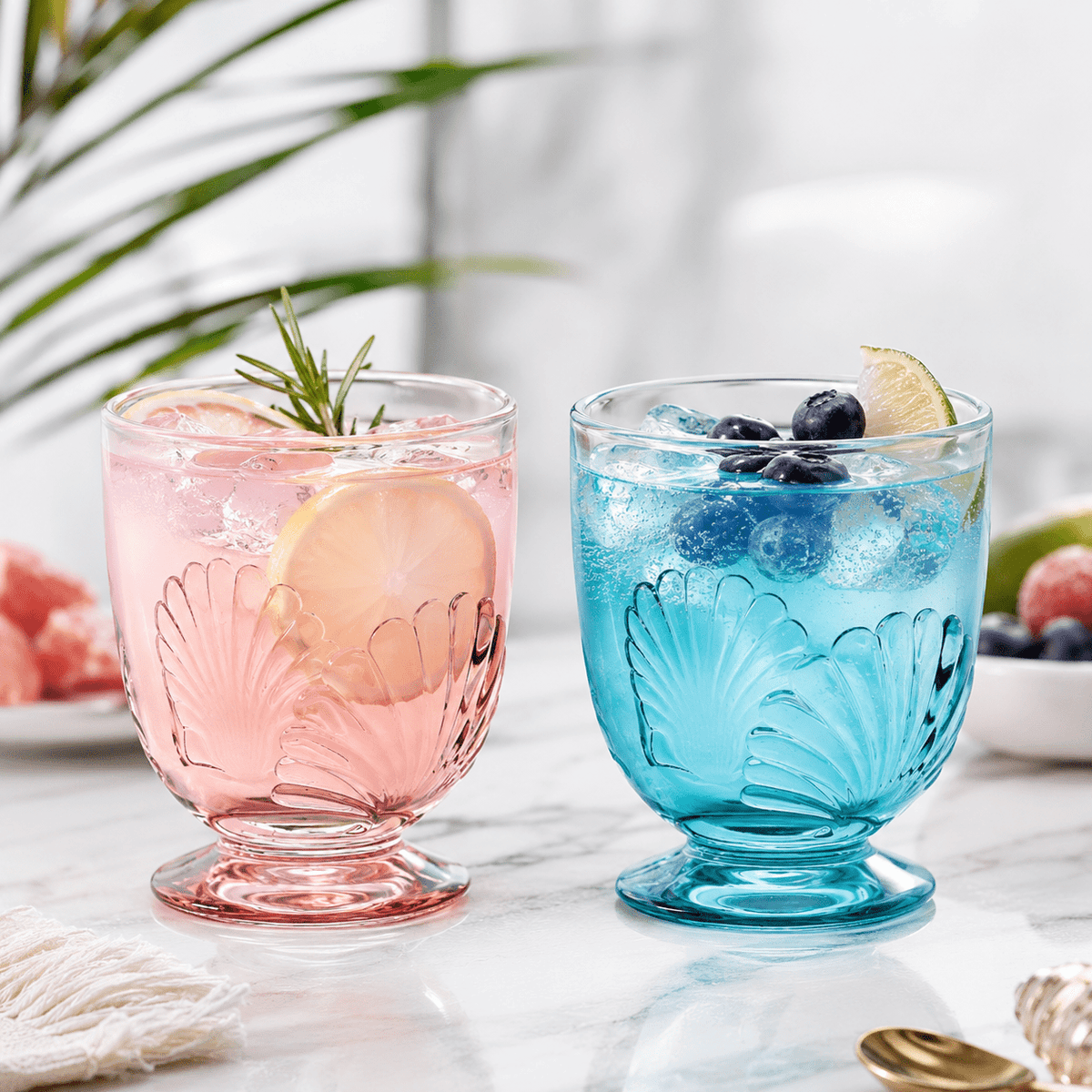 La Rochere Belle Waterglazen Assorti 4 Kleuren 32 Cl - 4 Stuks - Glazen.nl