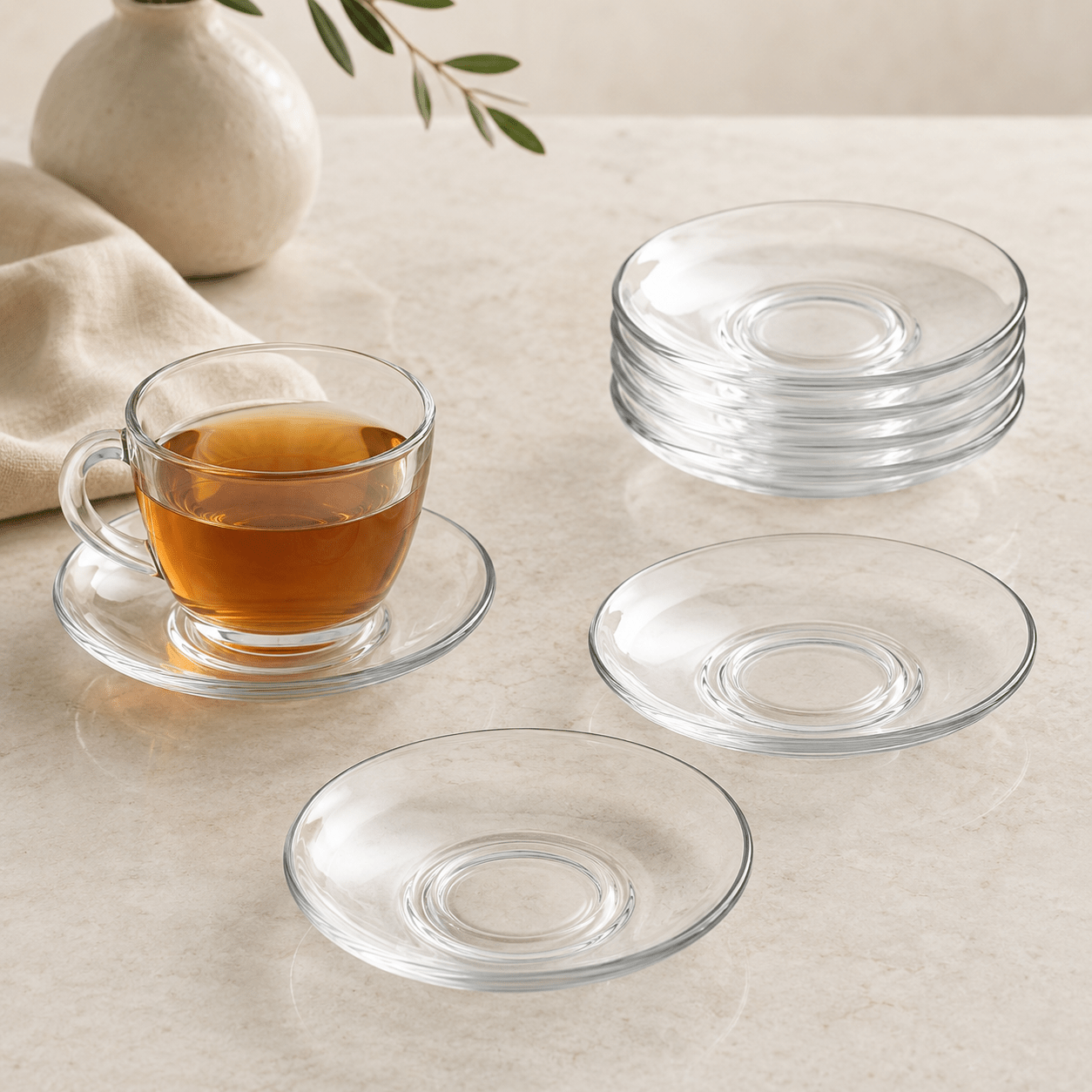 RCR Caffè Schotel Voor De Koppen - 6 Stuks - Glazen.nl