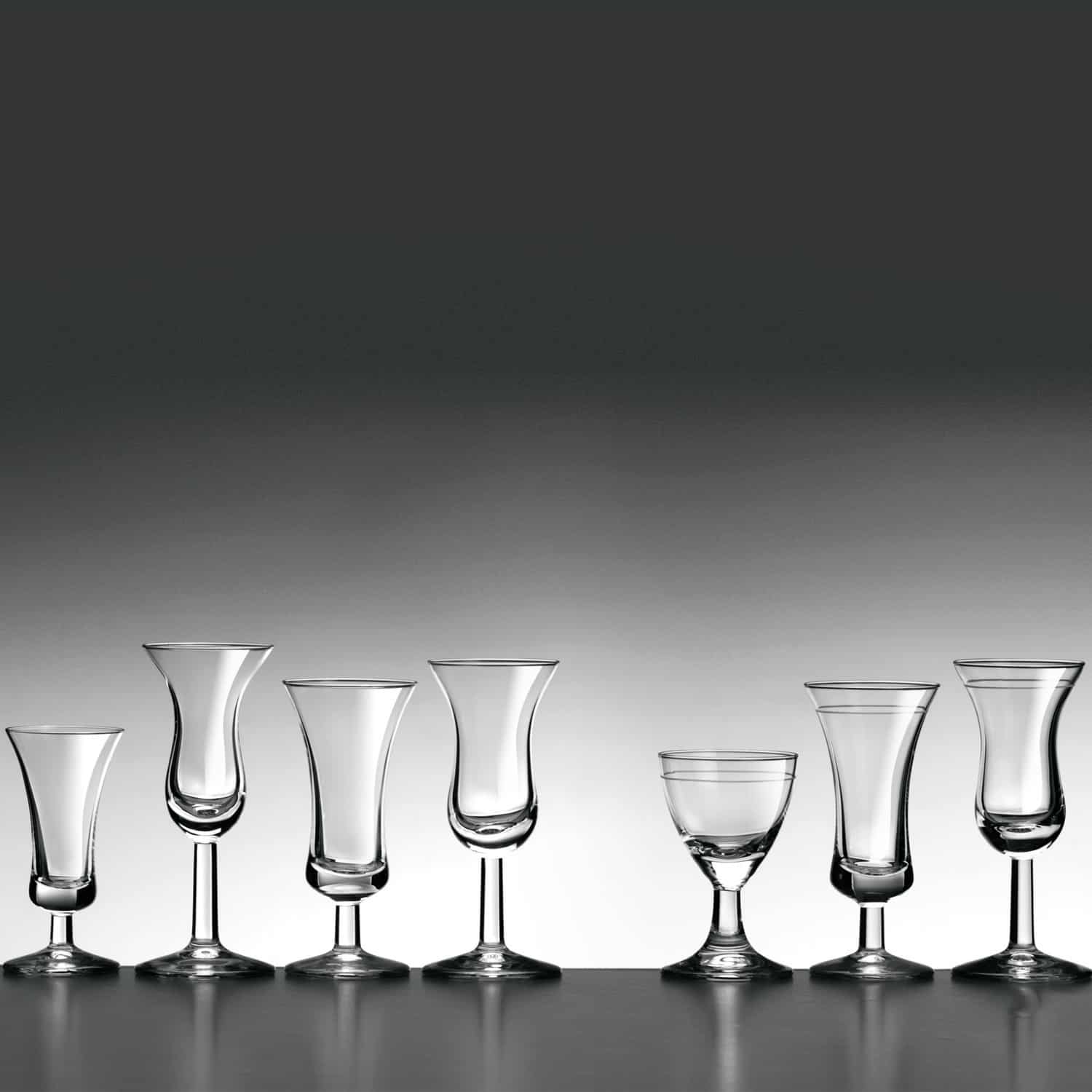 Royal Leerdam Intermezzo Borrelglas 3,5 Cl Met Maatstreep Tuba - 12 Stuks - Glazen.nl