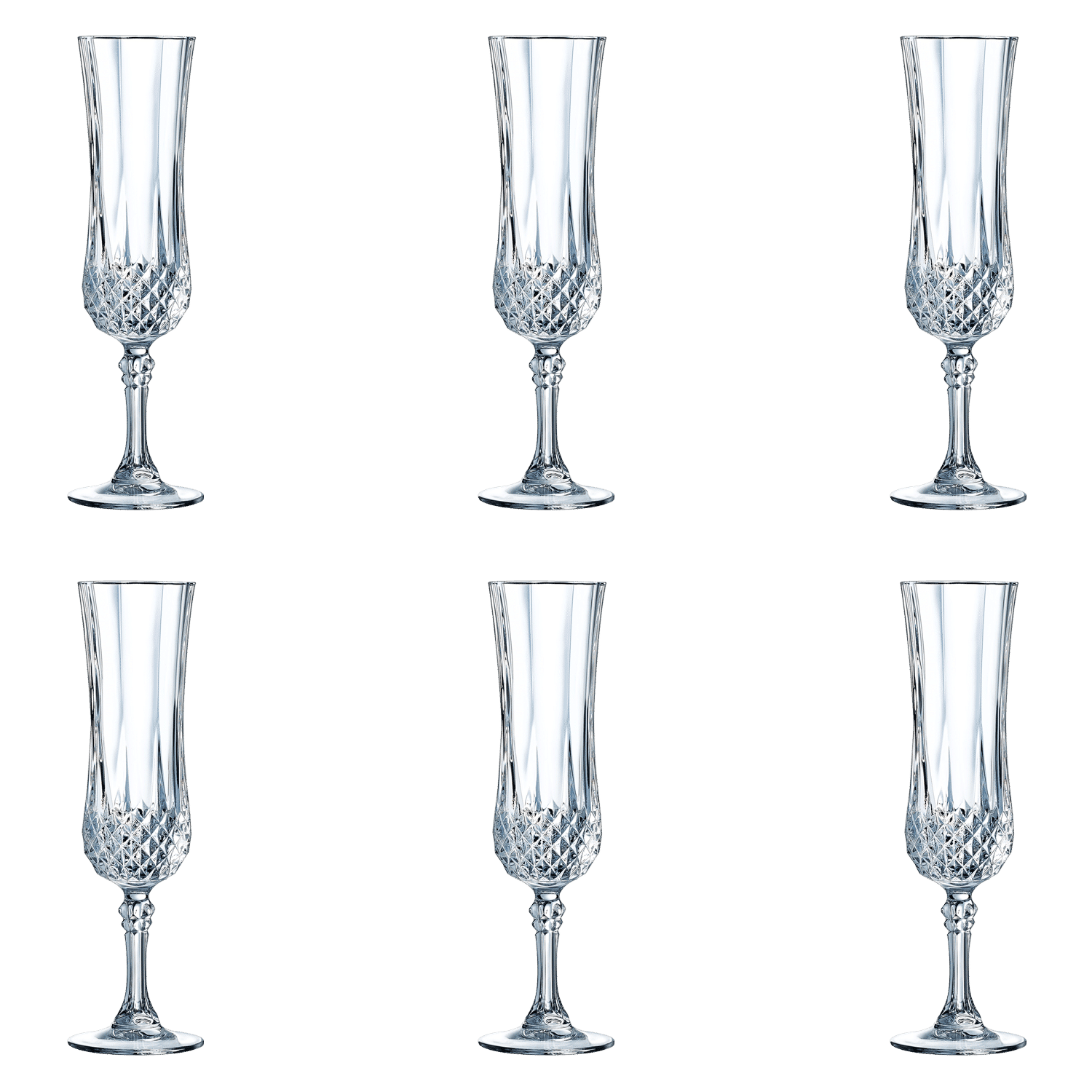 Eclat Longchamp Champagneglas / Flute 14 Cl - 6 Stuks - Glazen.nl