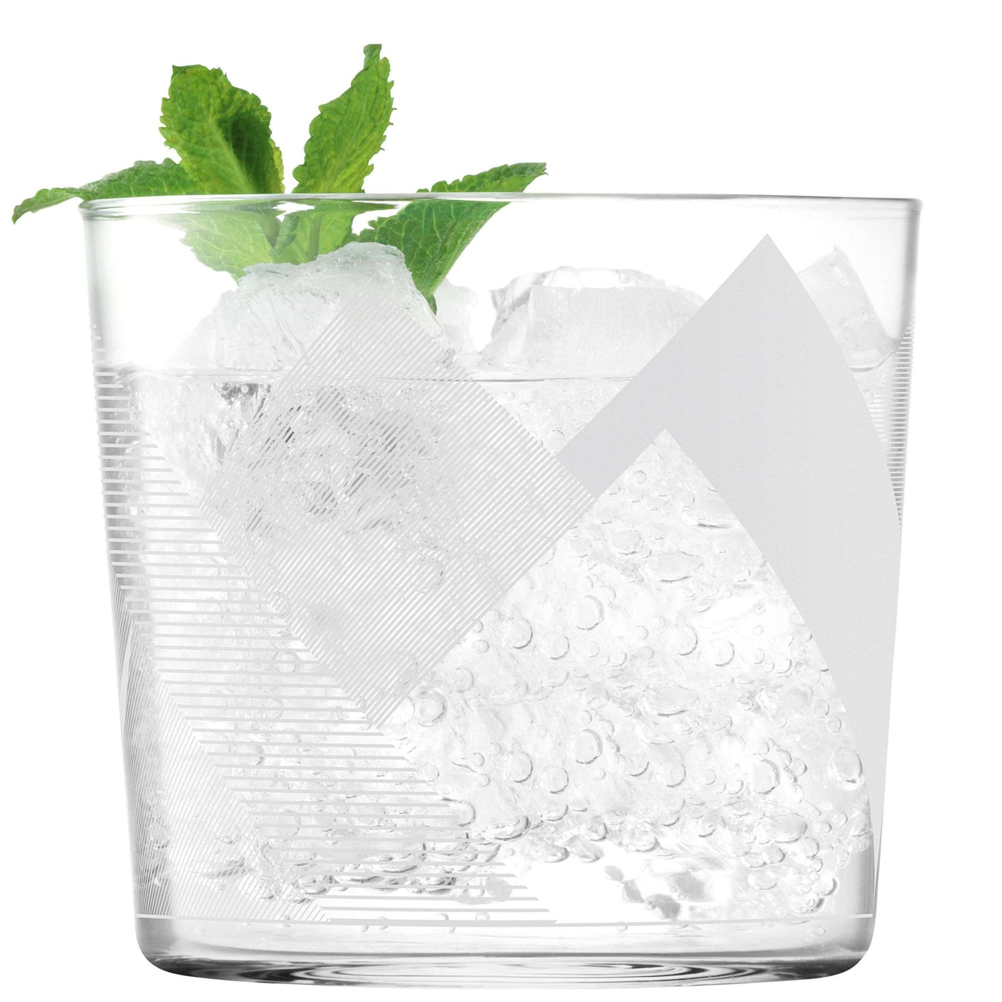 L.S.A. verre tumbler Peaks 31 Cl blanc - 4 pièces