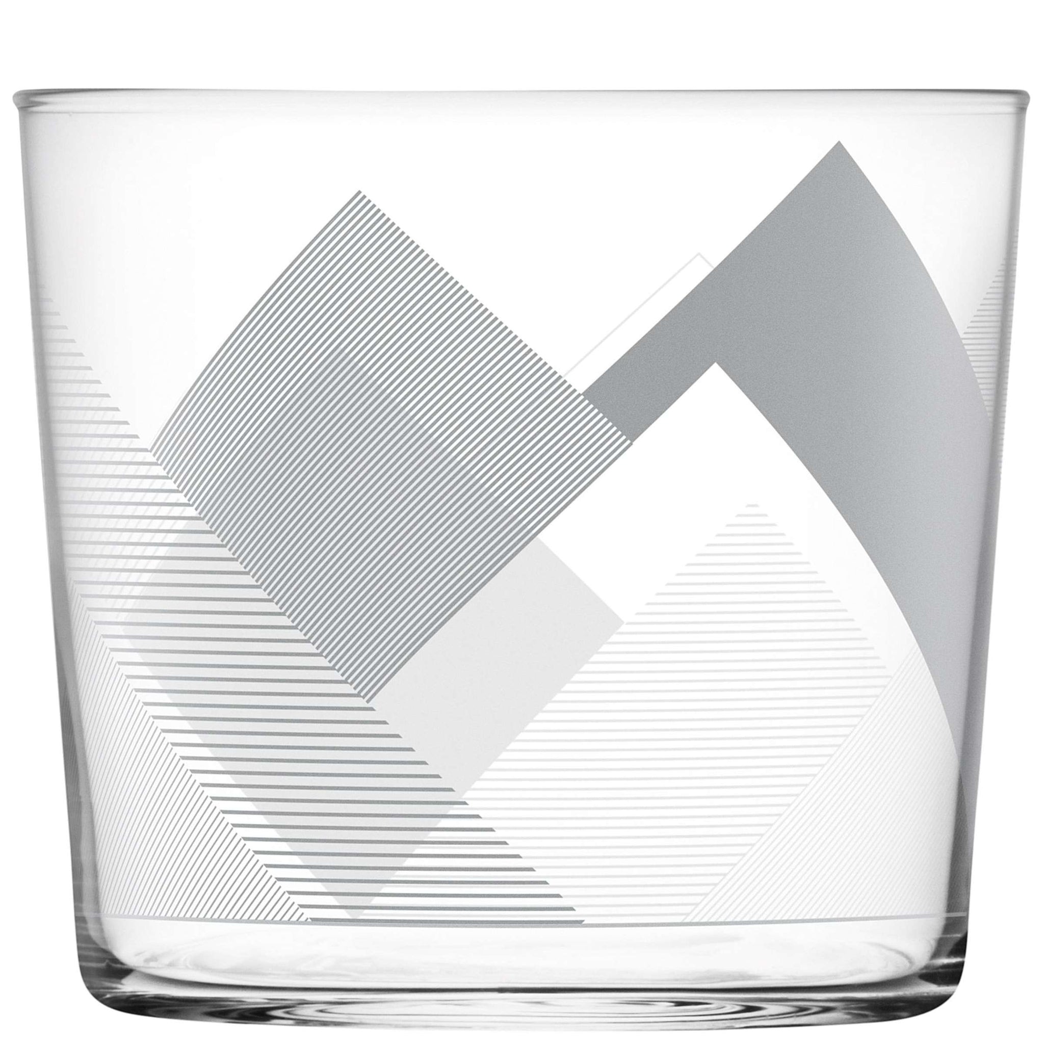 L.S.A. Verre tumbler Peaks 31 Cl gris - 4 pièces