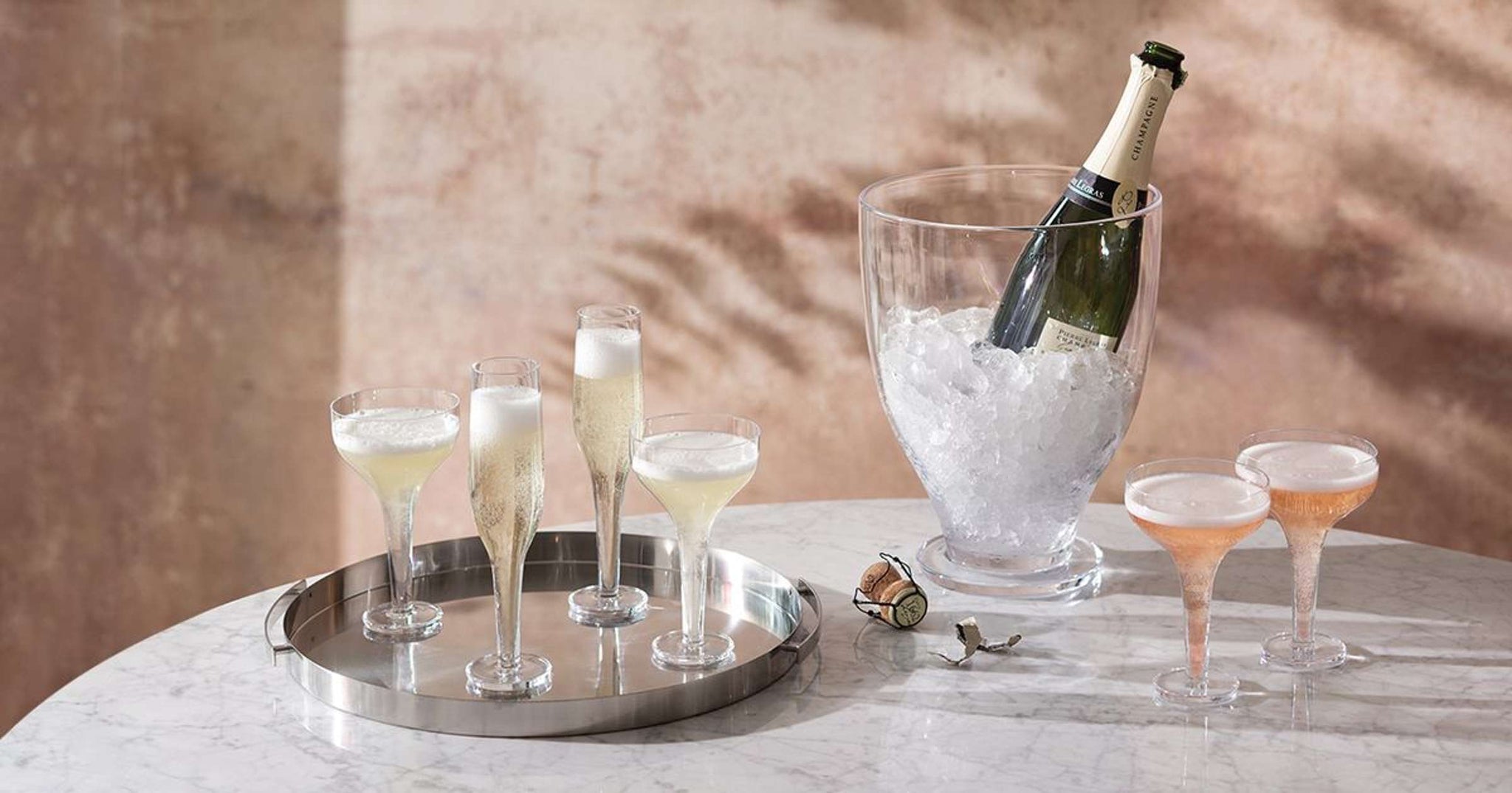 L.S.A. Verre à champagne Epoque 17 Cl - 2 pièces