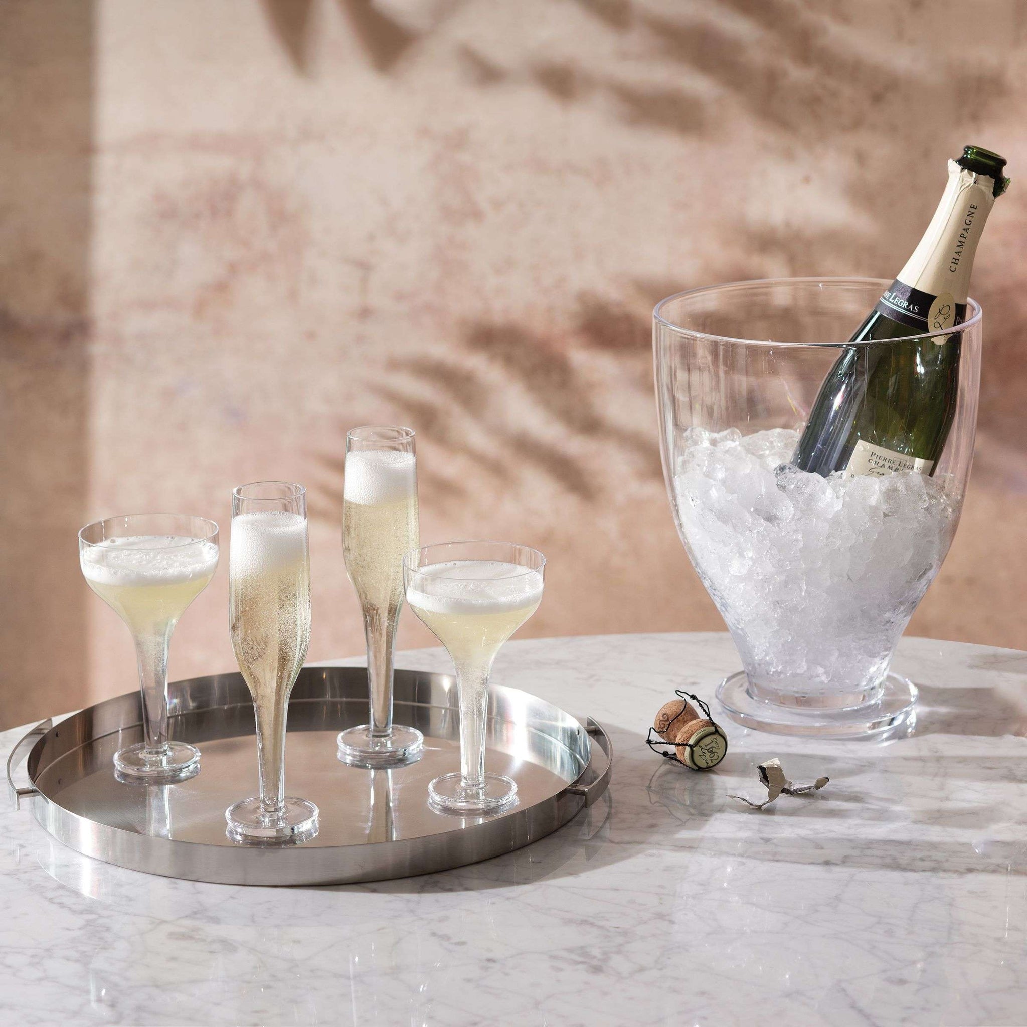 L.S.A. Verre à champagne Epoque 17 Cl - 2 pièces