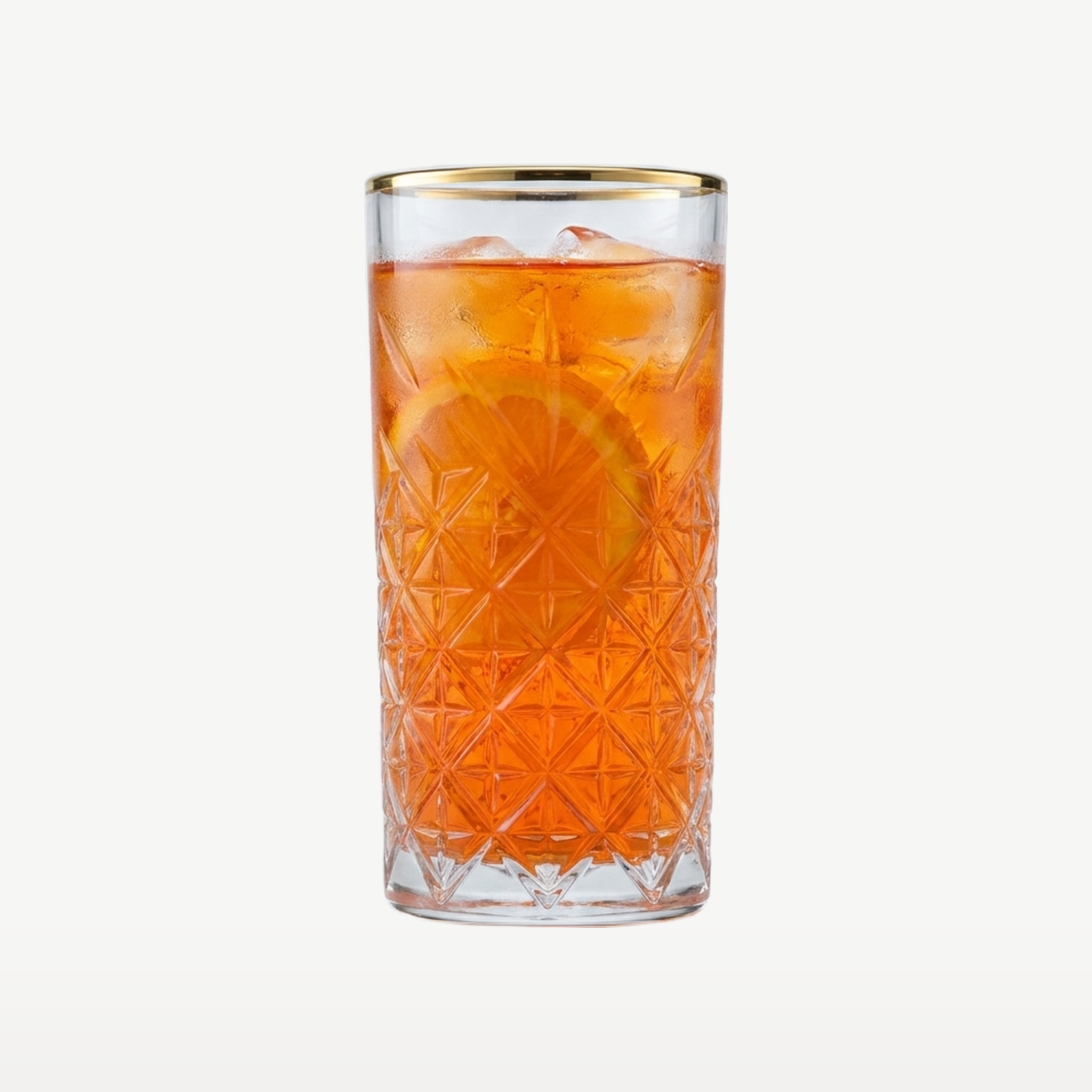 Pasabahce Timeless Longdrinkglas 45 Cl Gouden Rand - Glazen.nl