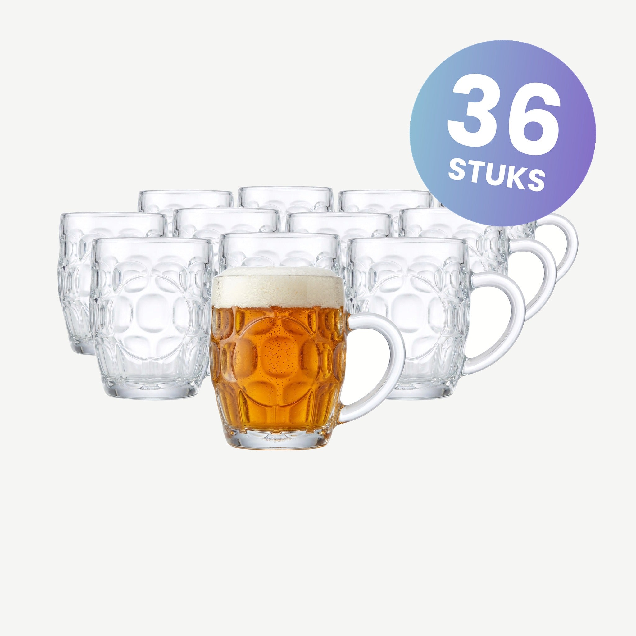 Arcoroc Bock Brit Bierglas 28 Cl - set van 36 glazen