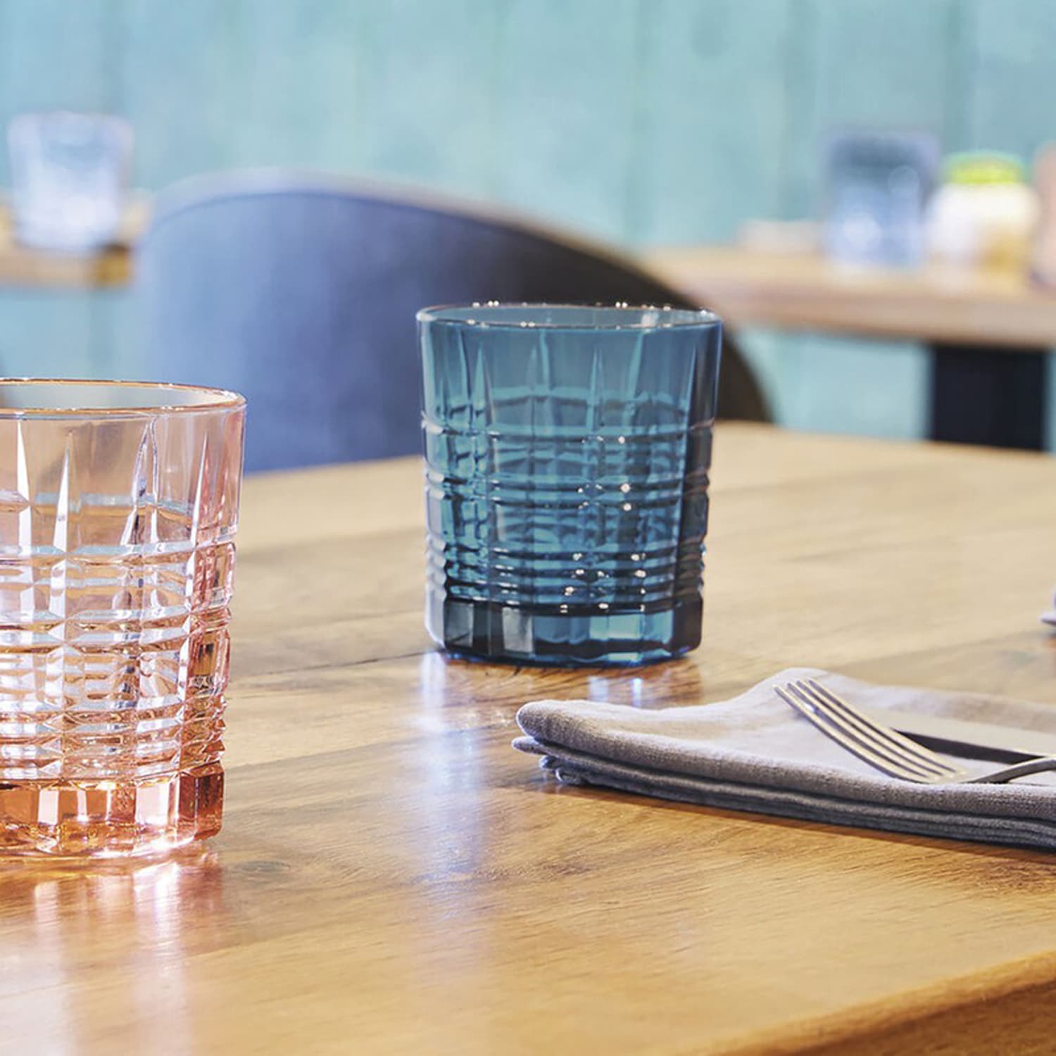 Arcoroc Brixton Tumbler 30 Cl Blauw - 6 Stuks - Glazen.nl