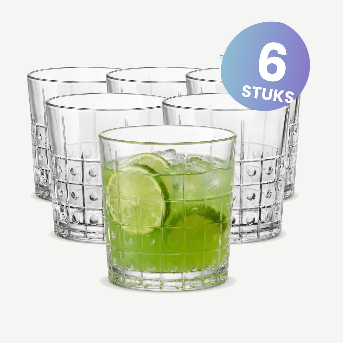 Bormioli Rocco Este Tumbler 30 Cl - set van 6 glazen