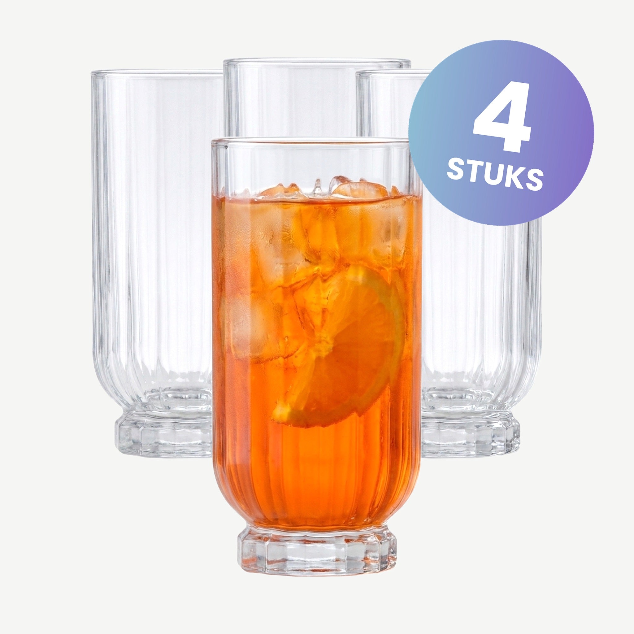 Bormioli Rocco Florian Longdrinkglas 43 Cl - set van 4 glazen