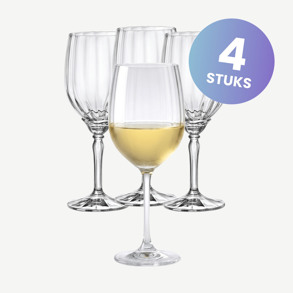 Bormioli Rocco Florian Wijnglas 38 Cl - set van 4 glazen