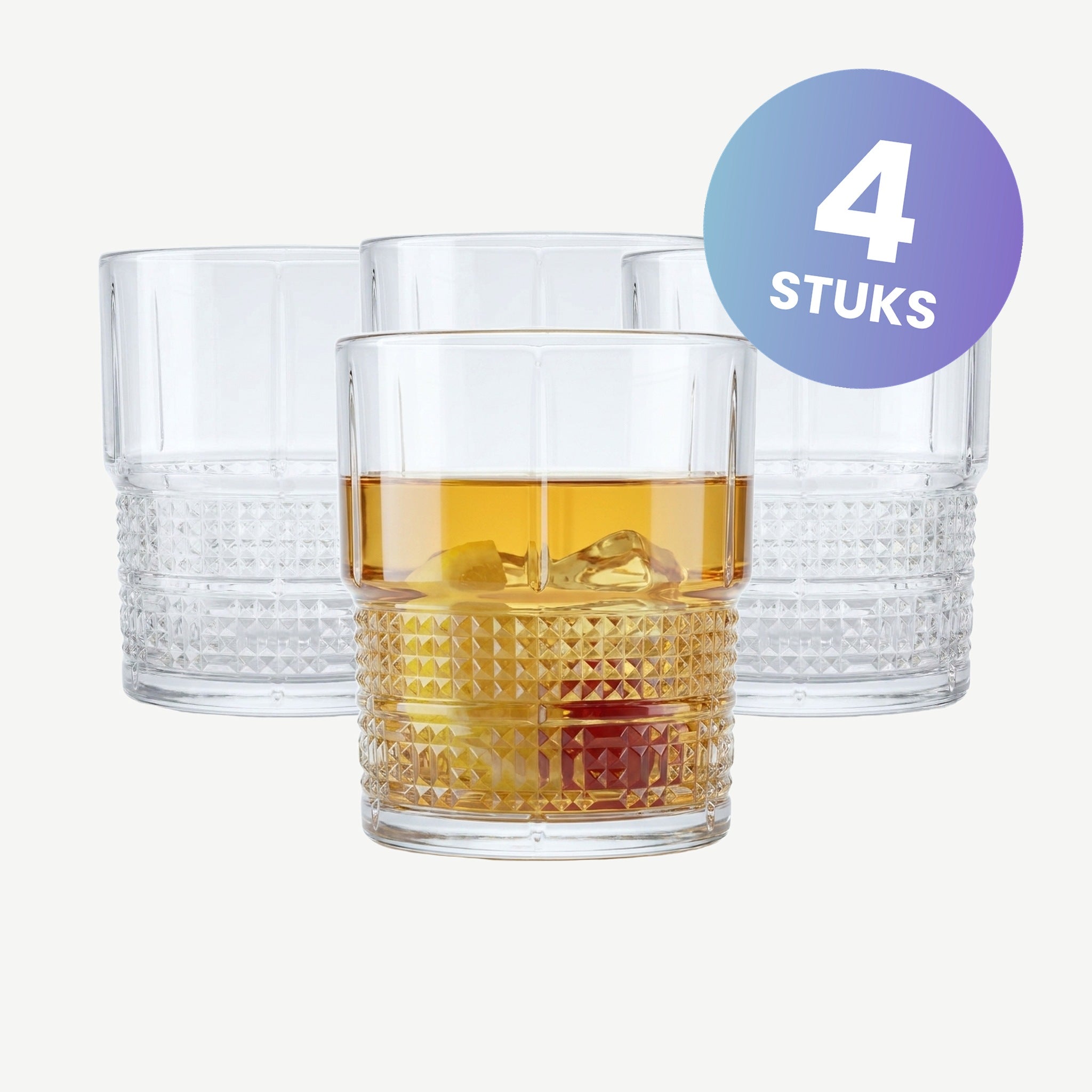 Bormioli Rocco Novecento Tumbler 37 Cl - set van 4 glazen
