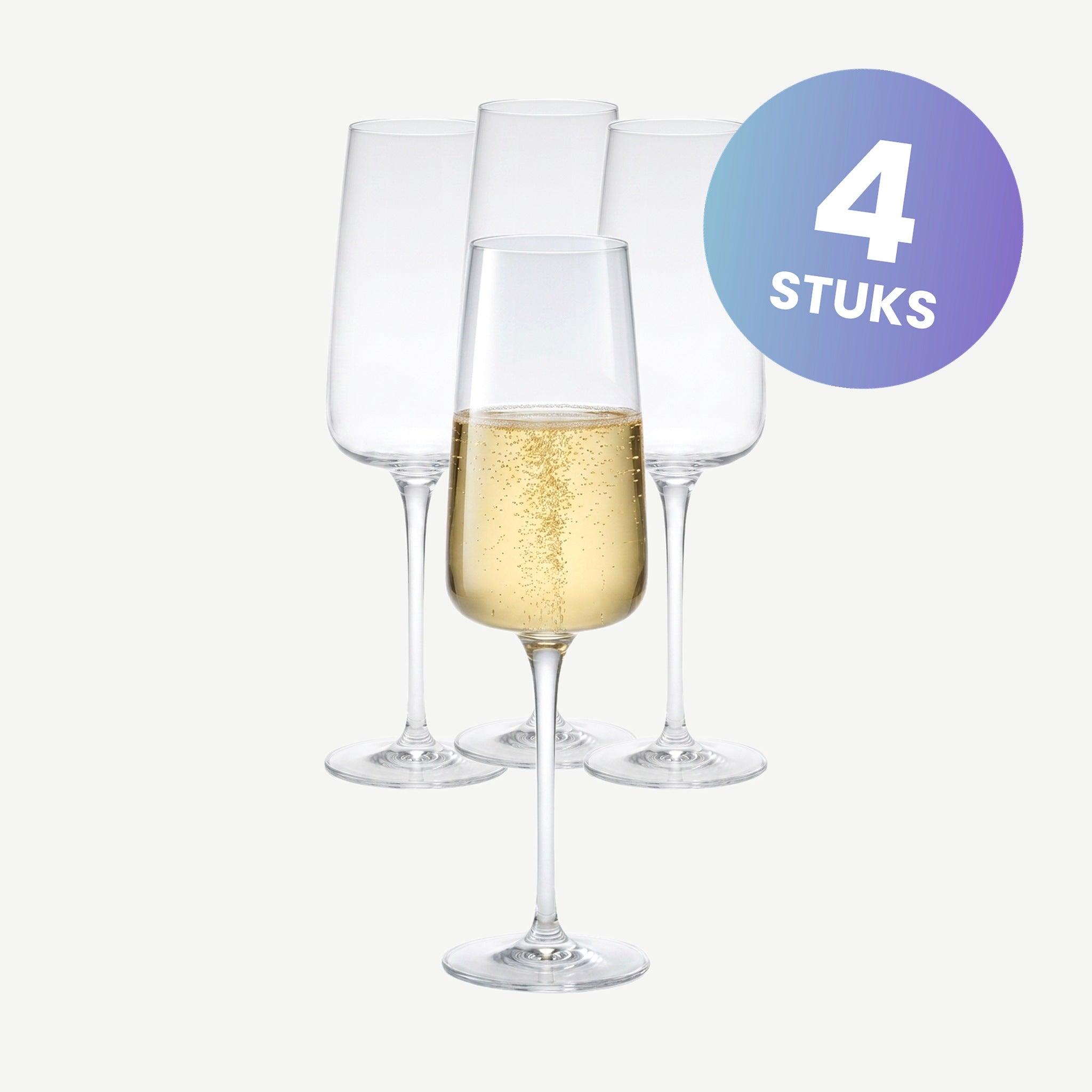 Bormioli Rocco Planeo Champagneglas / Flute 24 Cl - set van 4 glazen