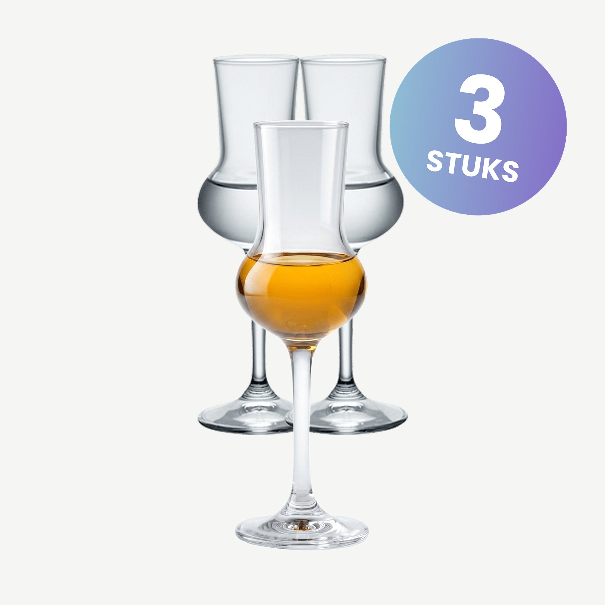 Bormioli Rocco Restaurant Likeurglas 8,1 Cl Grappa - set van 3 glazen