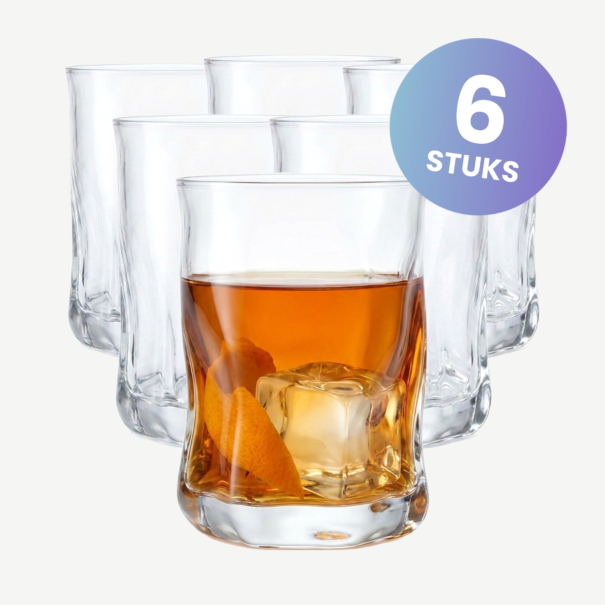 Bormioli Rocco Sorgente Tumbler 30 Cl - set van 6 glazen