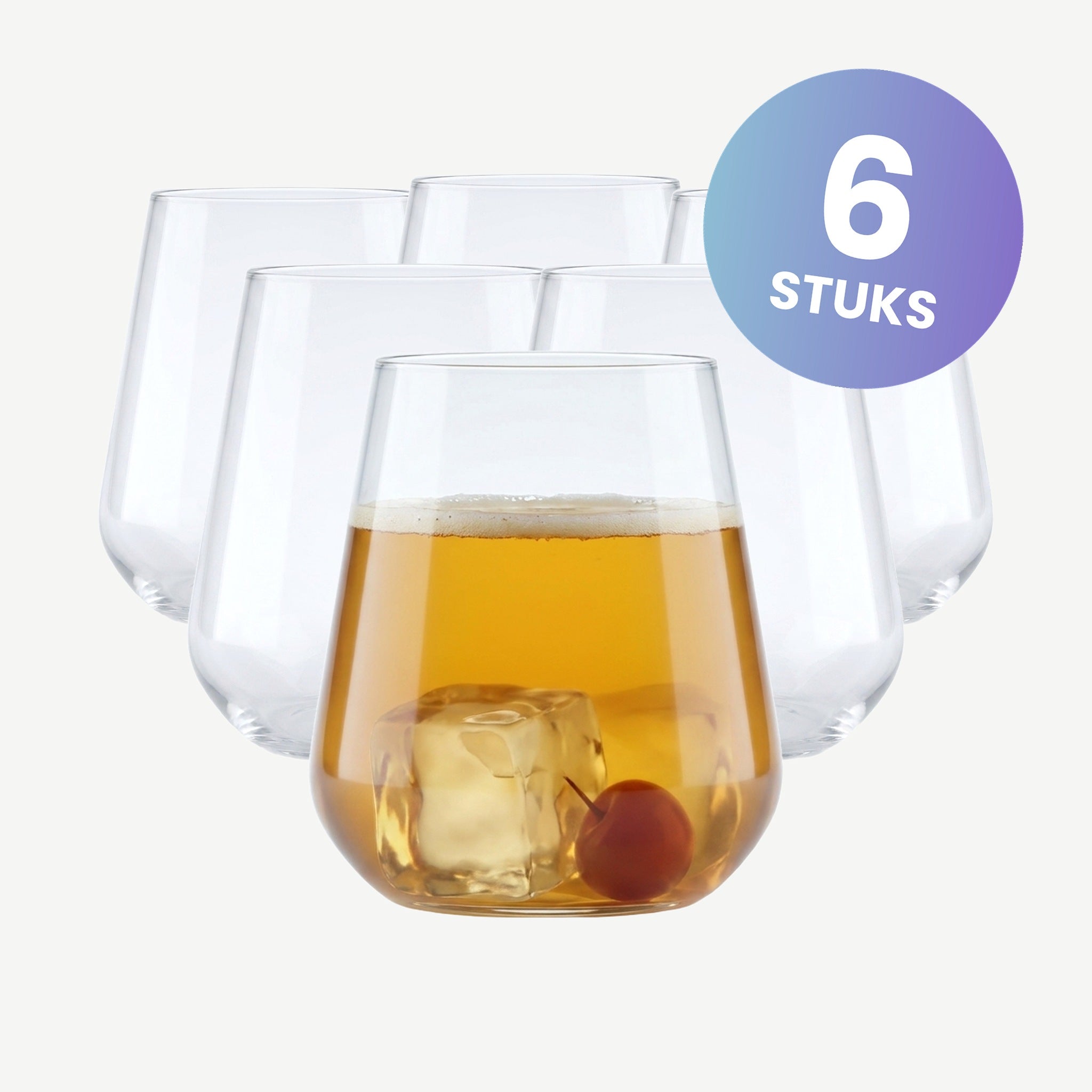 Bormioli Rocco Uno Inalto Tumbler 44 Cl - set van 6 glazen