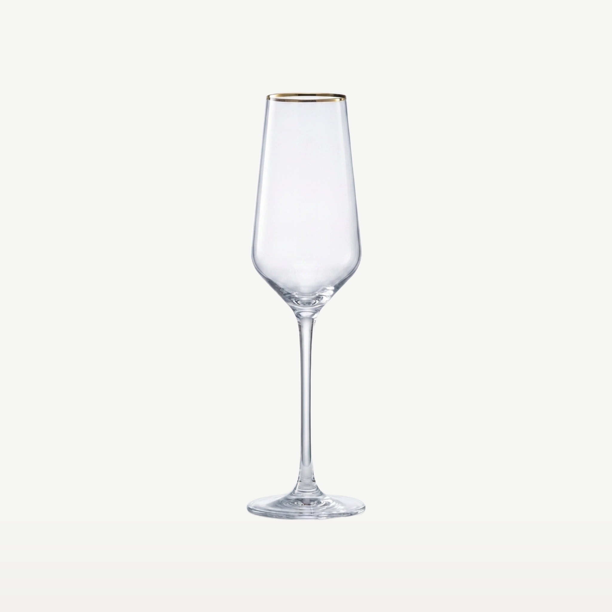 Eclat Ultime Champagneglas 21 Cl Gouden Rand - 4 Stuks - Glazen.nl