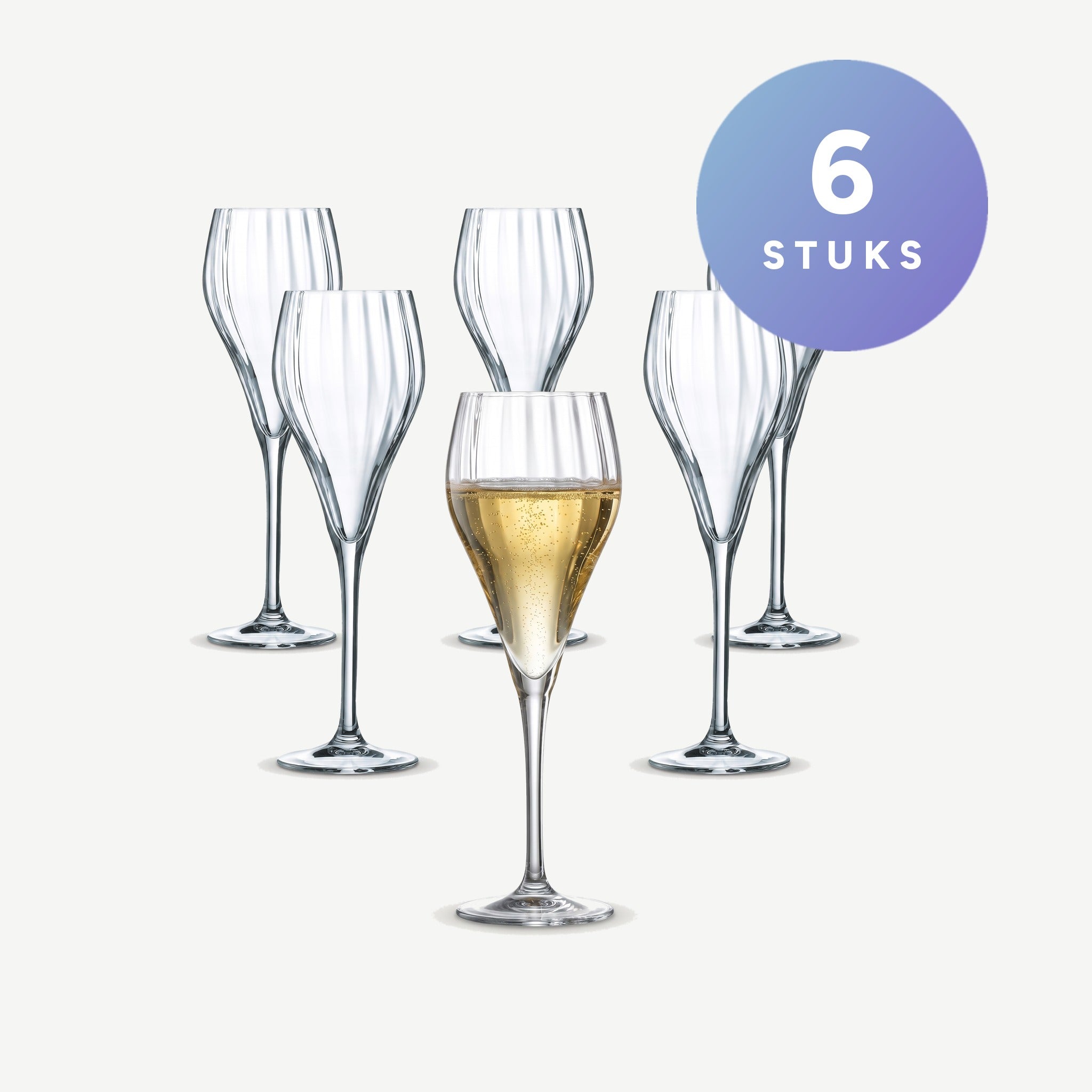Chef & Sommelier Symetrie Champagneglas / Flute 16 Cl set van 6 glazen