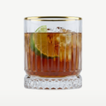 Pasabahce Elysia tumbler 35,5 Cl avec bord doré - 4 pièces