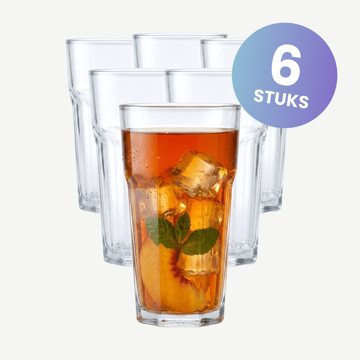 Duralex Picardie Longdrinkglas 58 Cl - set van 6 glazen