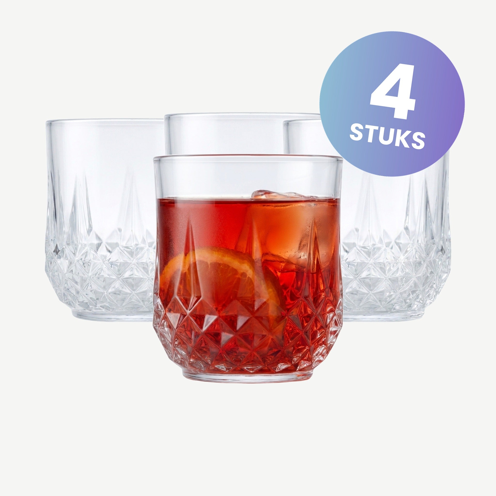 Eclat Longchamp Tumbler 32 Cl - set van 4 glazen
