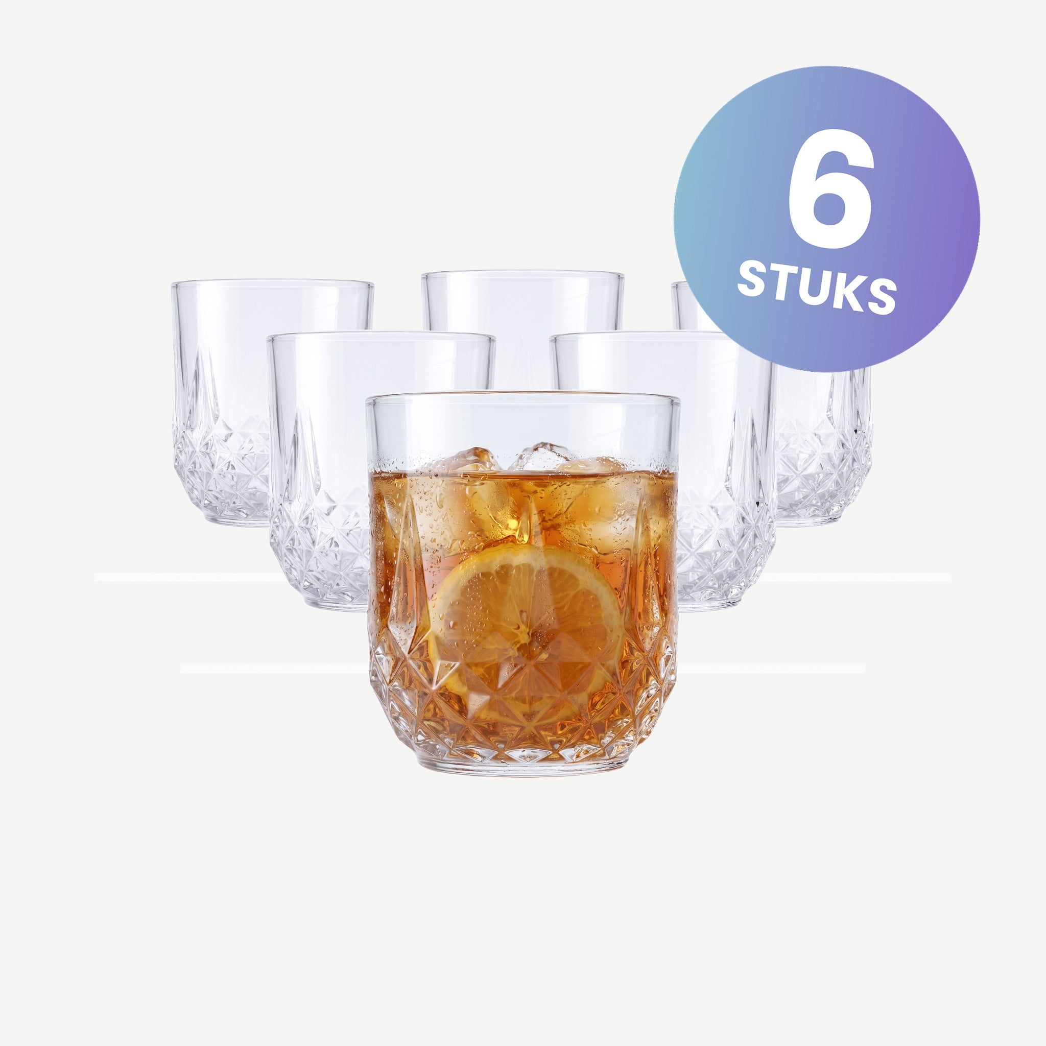 Eclat Longchamp Tumbler 32 Cl - set van 6 glazen