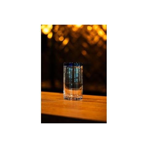 Bar Professional Highball Longdrinkglas Blauwe Rand 45 Cl - Glazen.nl