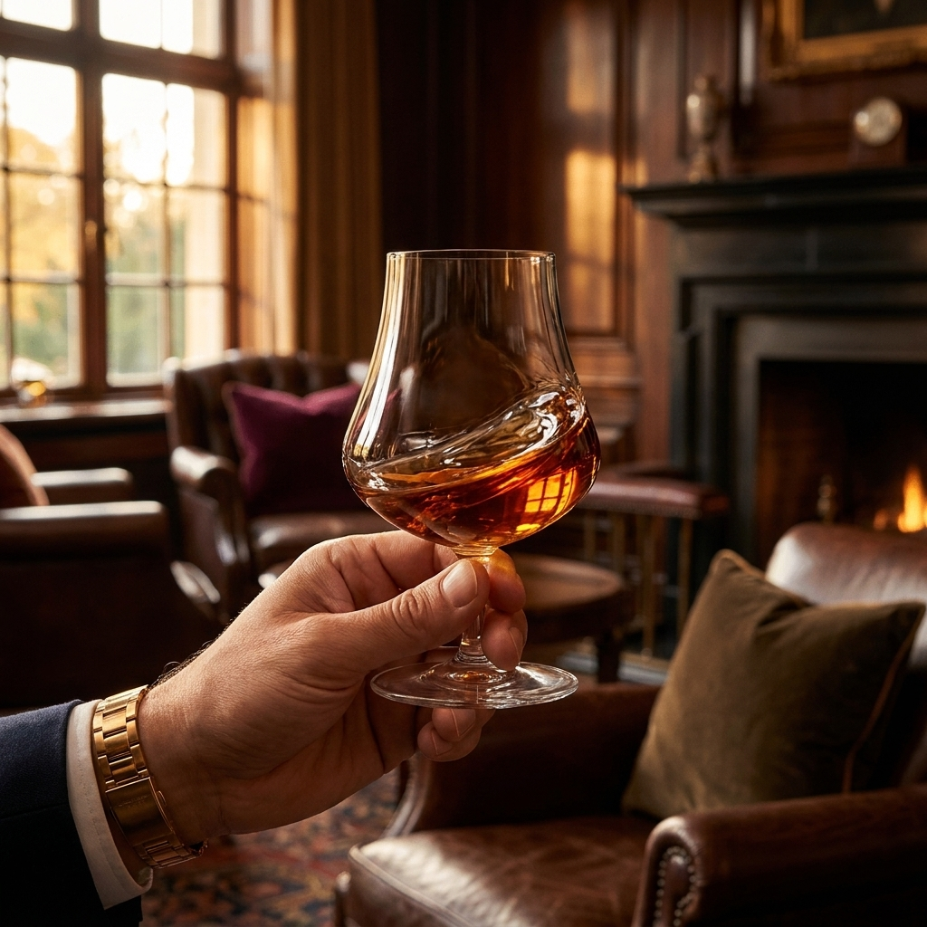 Hand walst cognac in Chef & Sommelier Open Up Ardent cognacglas