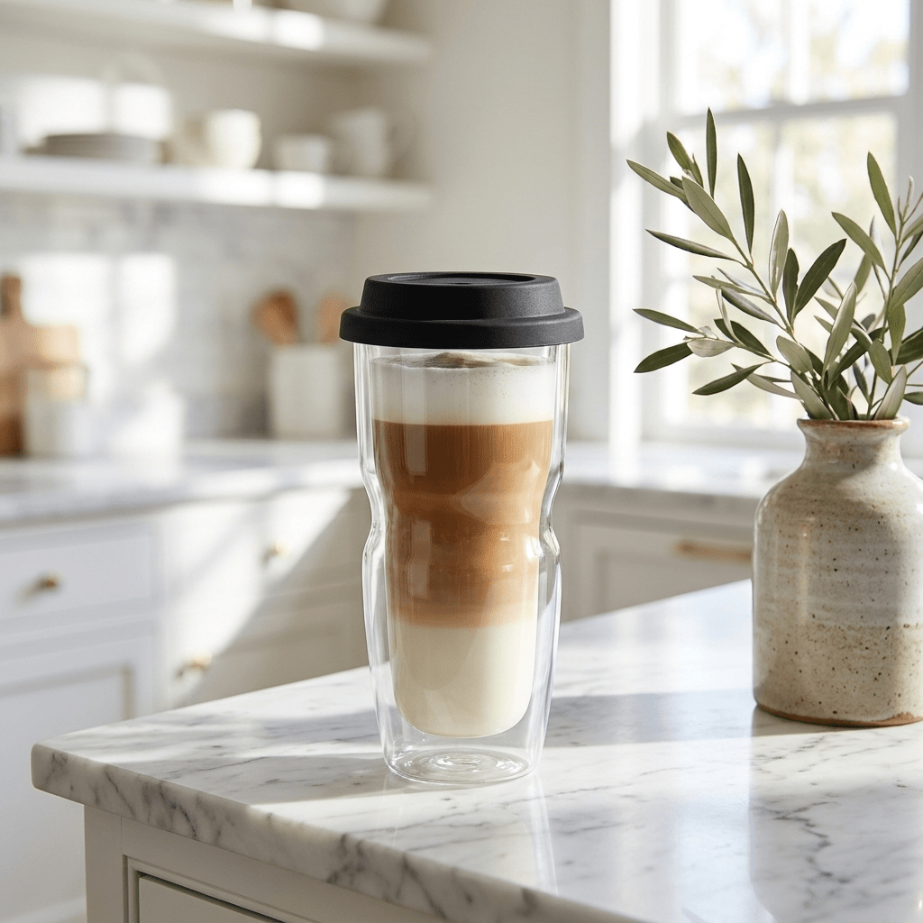 Luigi Bormioli Thermic Glass Coffee On The Go 46 Cl Large - Glazen.nl