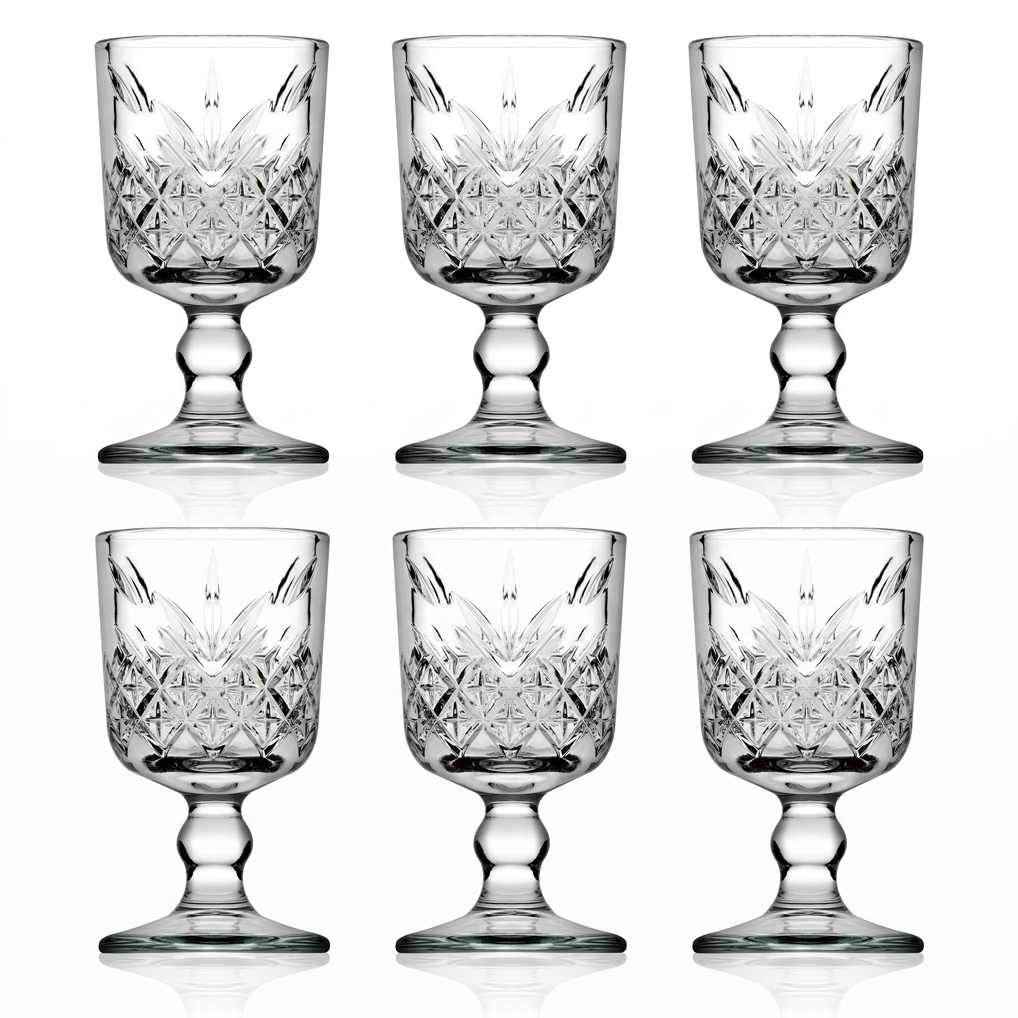 Pasabahce Timeless borrelglas op voet 6,2 cl set van 6