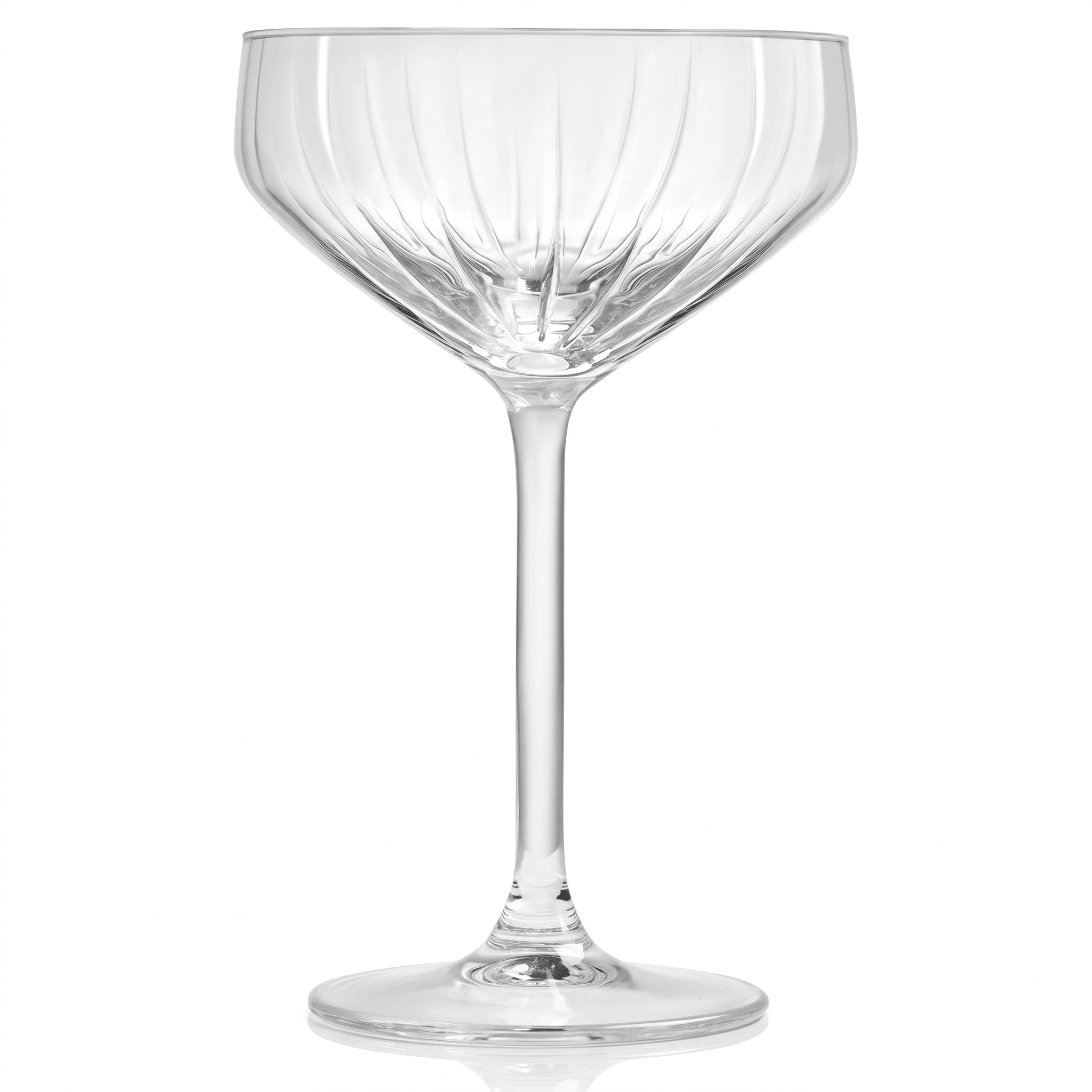 Royal Leerdam Carré Optics Champagnecoupe 28,5 Cl - 6 Stuks - Glazen.nl