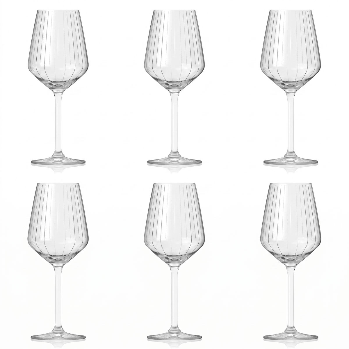 Royal Leerdam Carré Optics Wijnglas 38,5 Cl - 6 Stuks - Glazen.nl