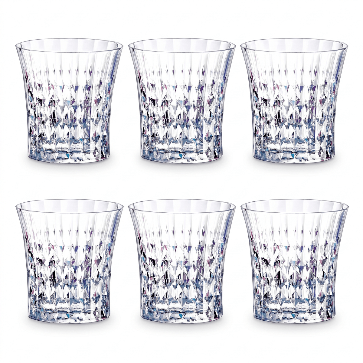 Eclat Lady Diamond Tumbler 27 Cl - 6 Stuks - Glazen.nl