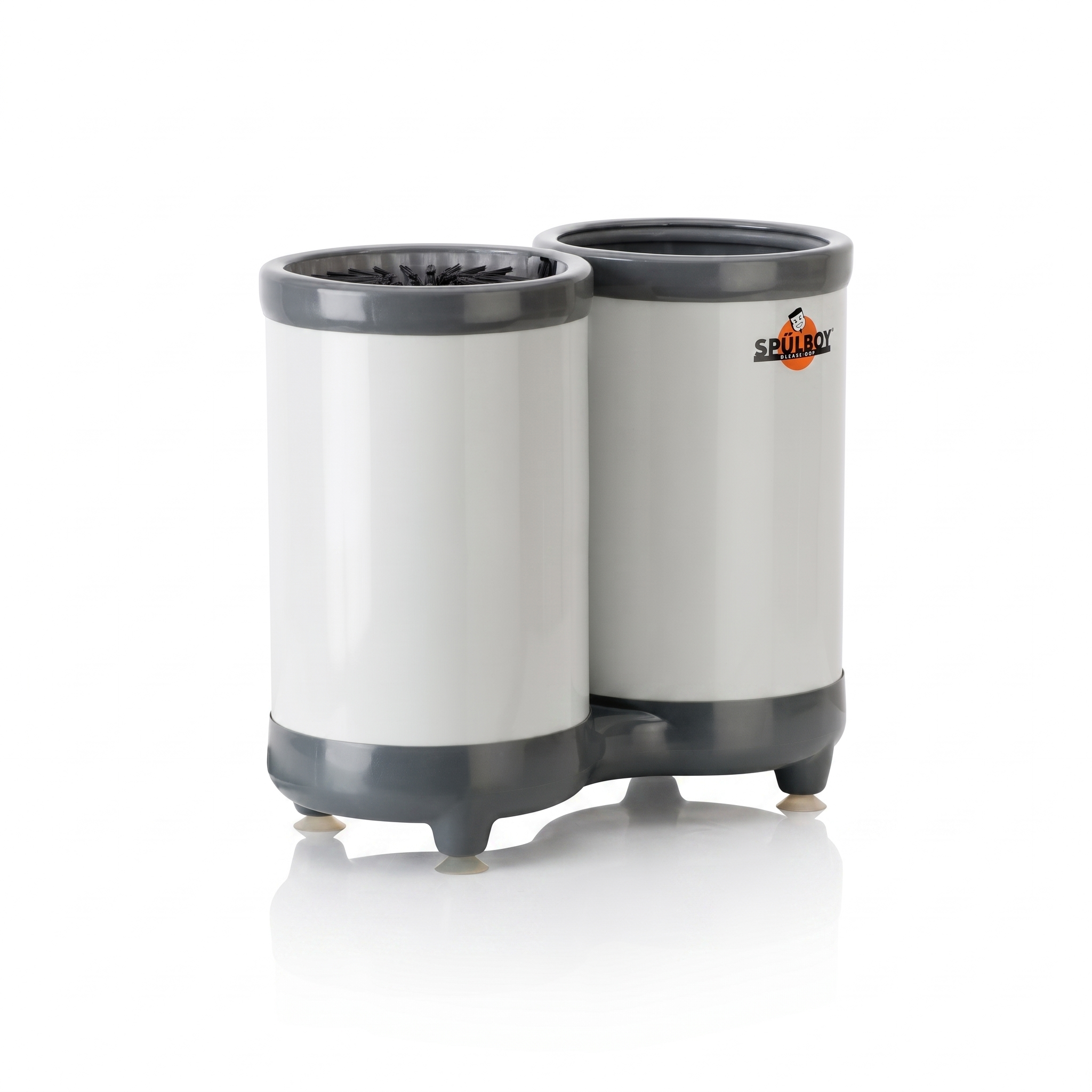 Bar Professional Spulboy Twin-Go Glazenspoeler Wit