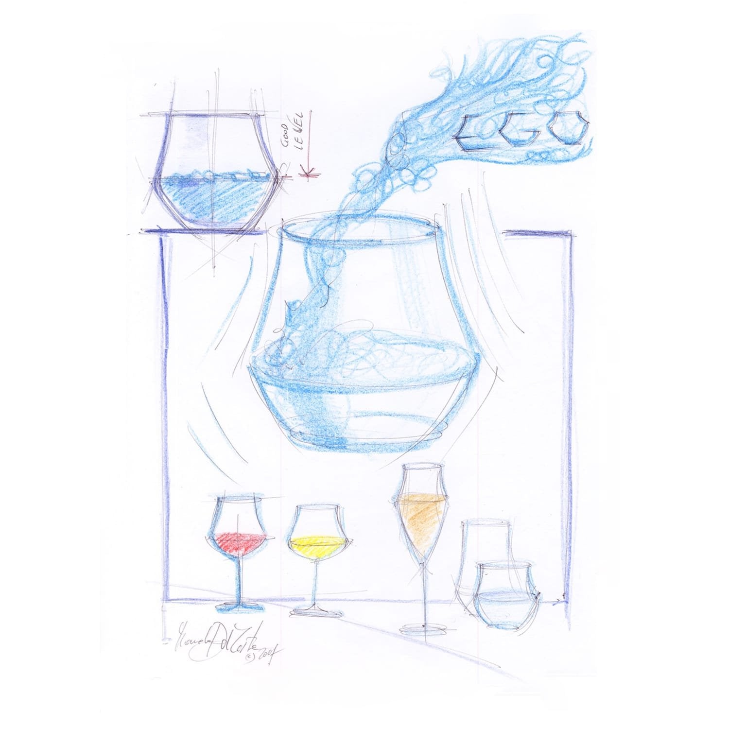 RCR Ego Longdrinkglas 50 Cl - 6 Stuks - Glazen.nl