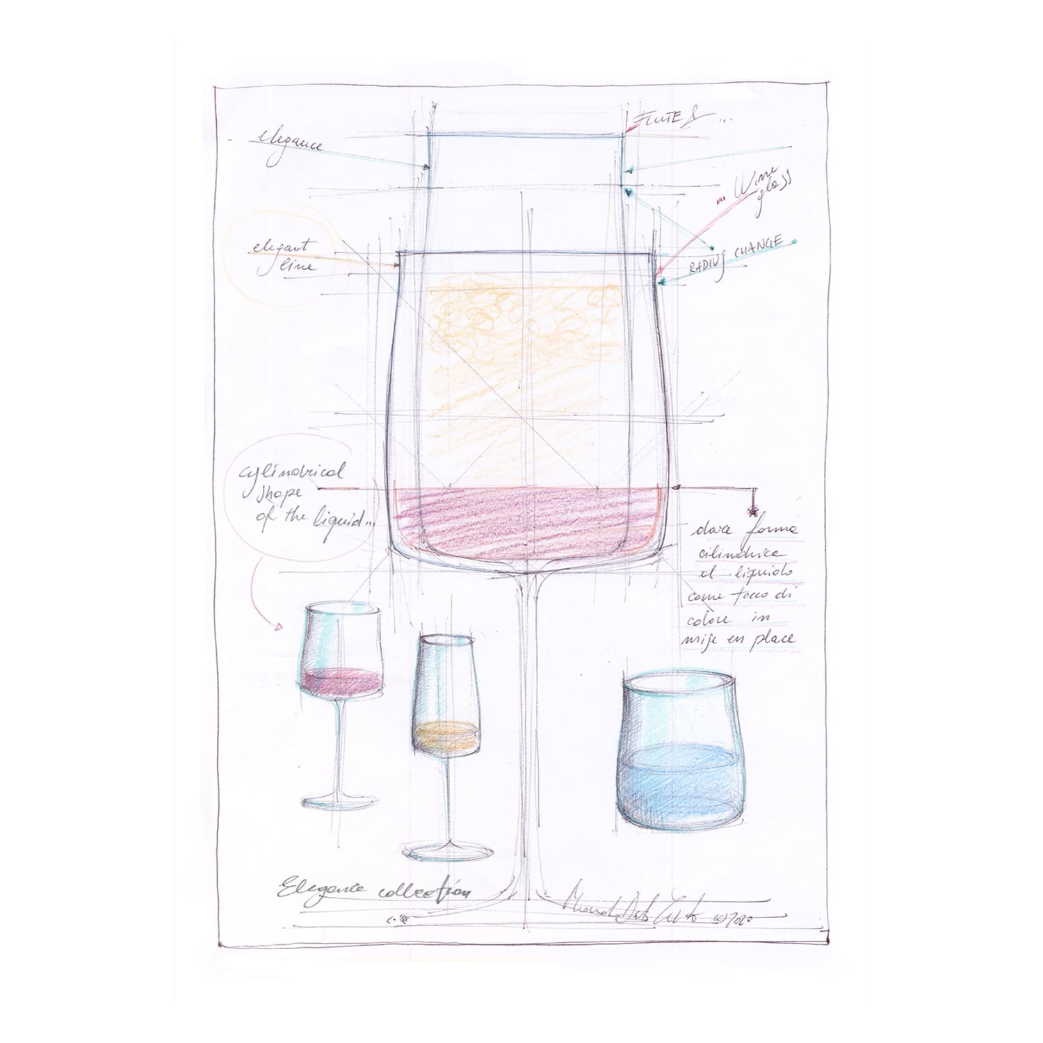 RCR Essential Champagne Flute 30 Cl - 6 Stuks - Glazen.nl