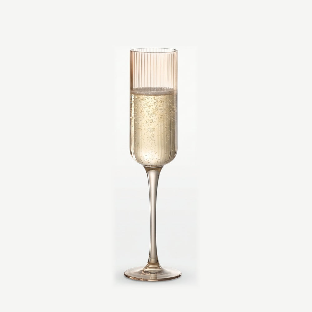 J-Line Louise Amber Champagne Glass