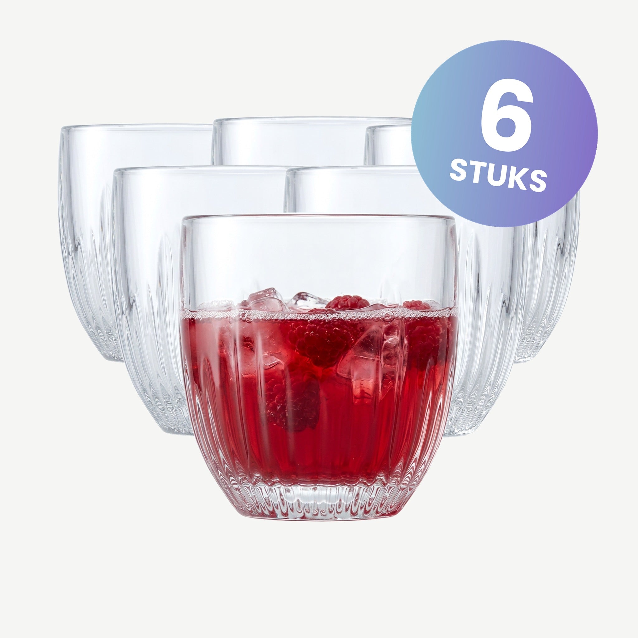 La Rochère Troquet Jeux Tumbler 23 Cl - set van 6 glazen