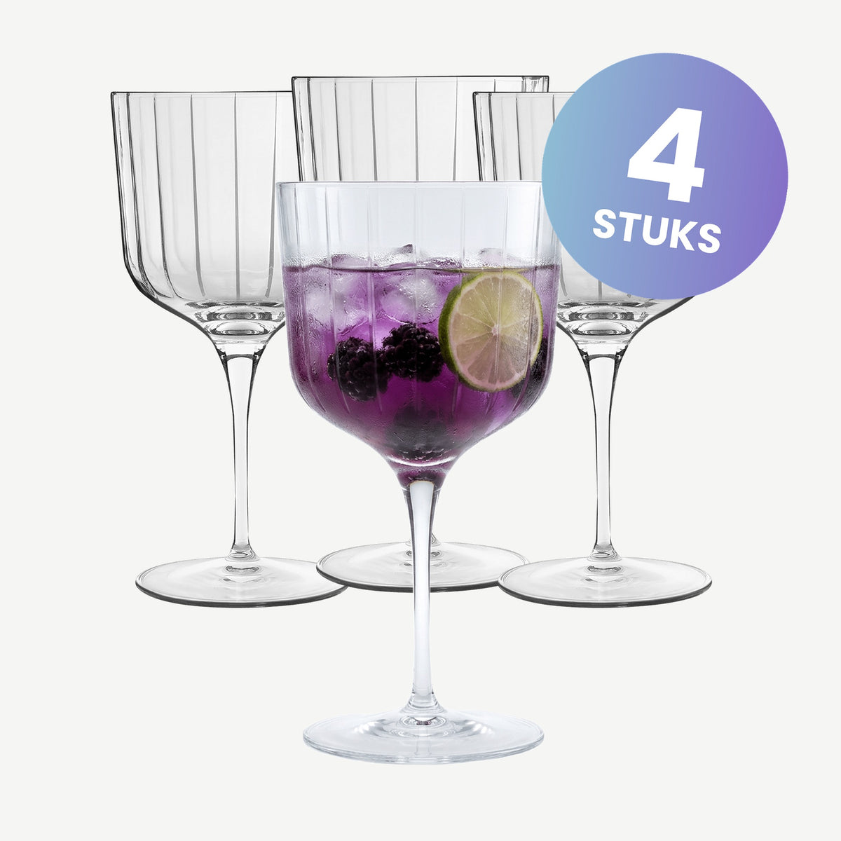 Luigi Bormioli Bach Ginglas 60 Cl - set van 4 glazen