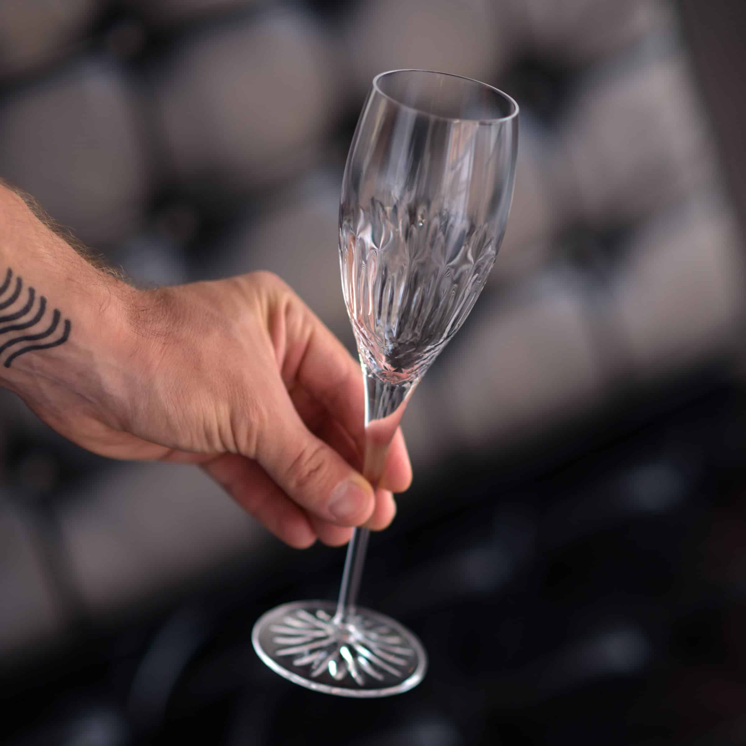 Luigi Bormioli Diamante Champagneglas / Flute 22 Cl - 4 Stuks - Glazen.nl