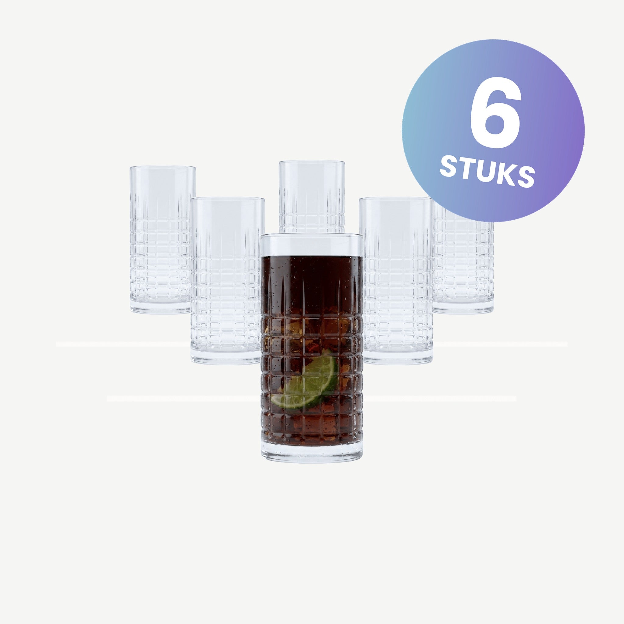 Luigi Bormioli Mixology Charme Longdrinkglas 48 Cl - set van 6 glazen