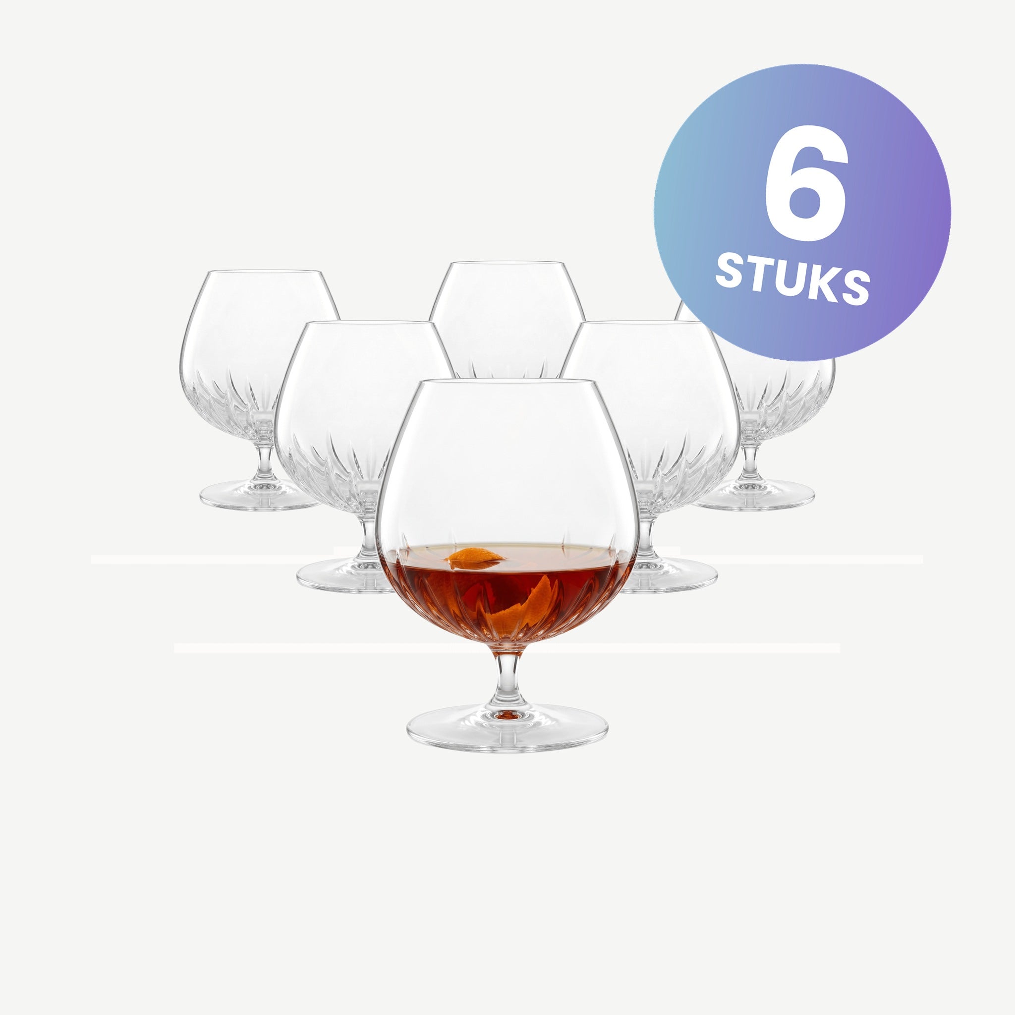 Luigi Bormioli Mixology Cognacglas 46,5 Cl - set van 6 glazen