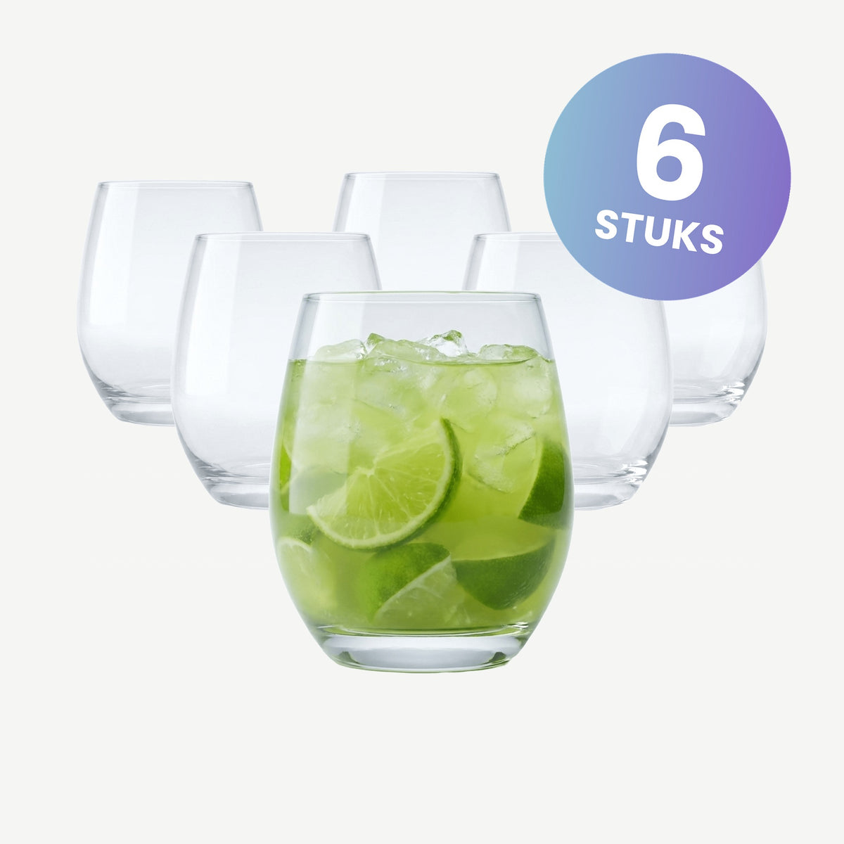 Luigi Bormioli Palace Tumbler Fb 40 Cl - set van 6 glazen