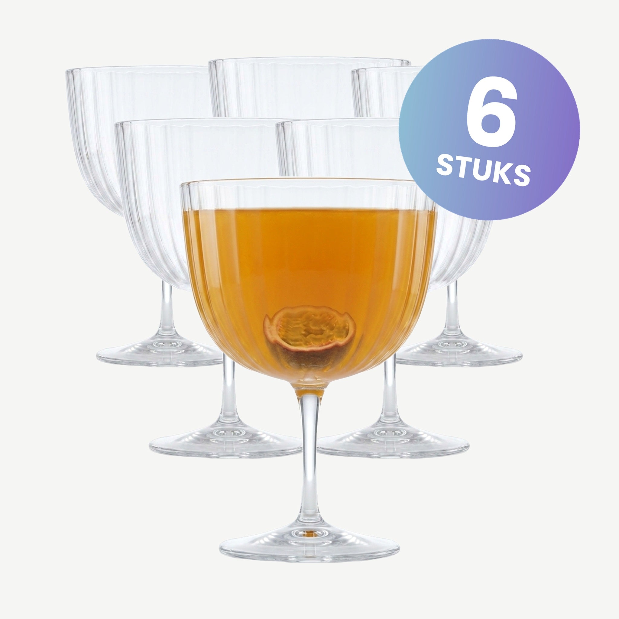 Luigi Bormioli Speakeasies Swing Cocktailglas 27 Cl Fizz - set van 6 glazen