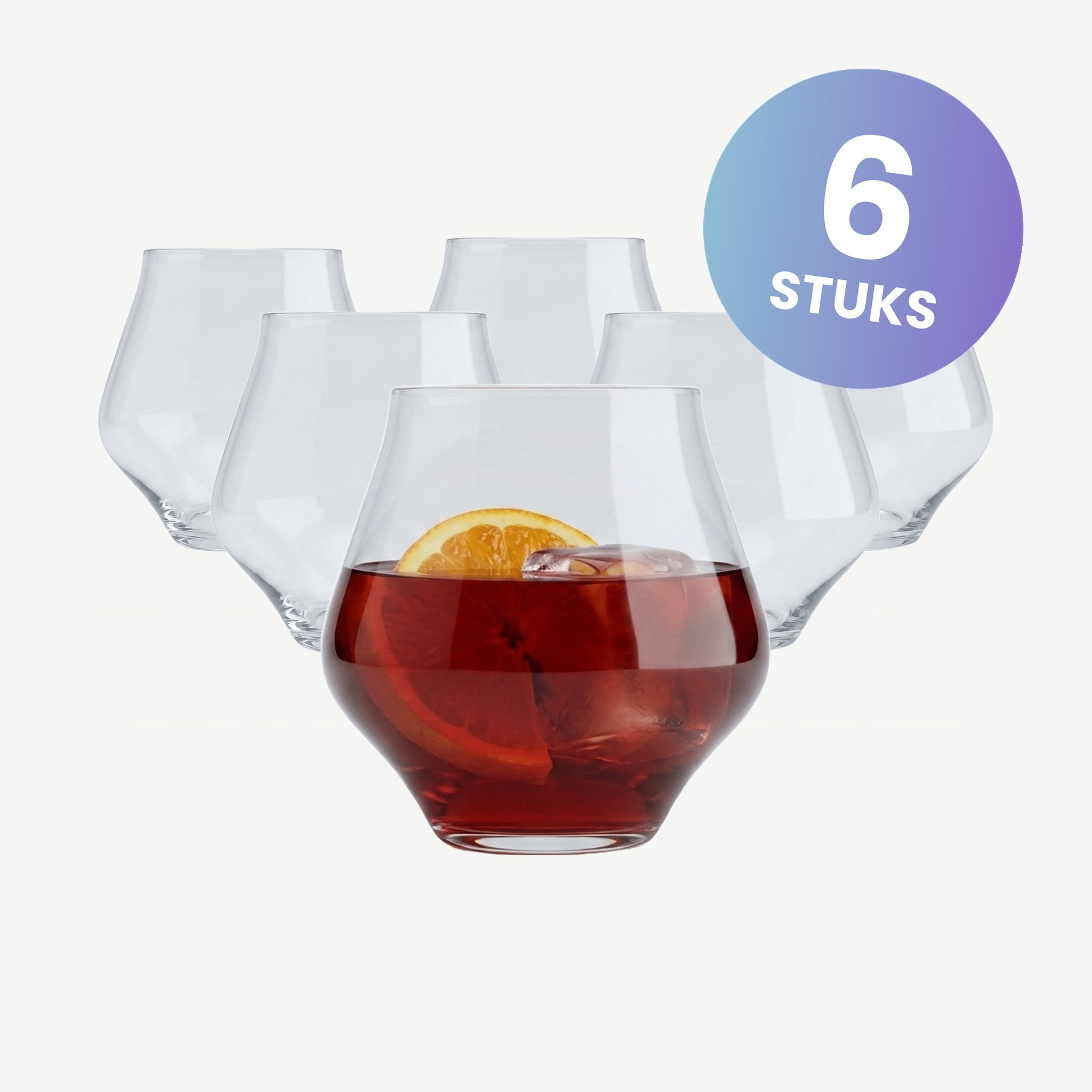 Luigi Bormioli Supremo Tumbler 45 Cl - set van 6 glazen