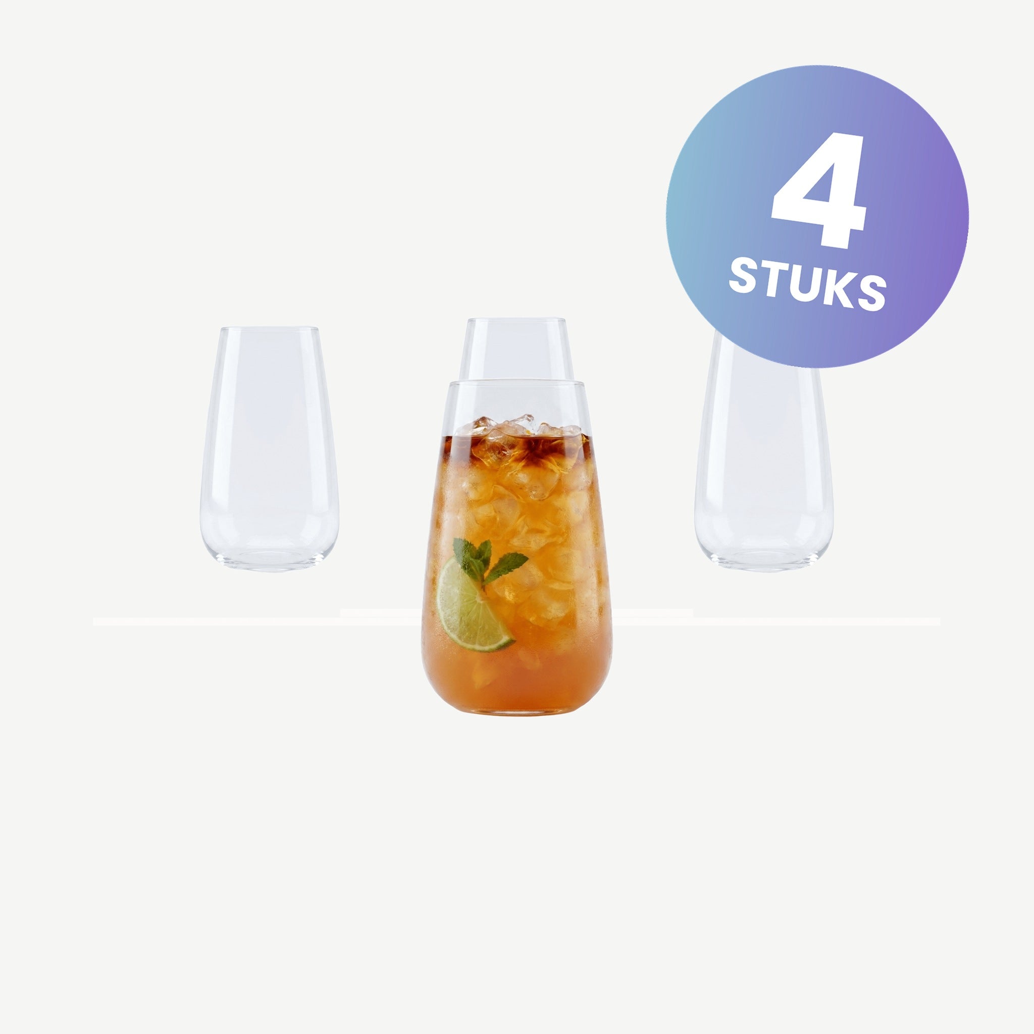 Luigi Bormioli Talismano Longdrinkglas Fh 57 Cl - set van 4 glazen