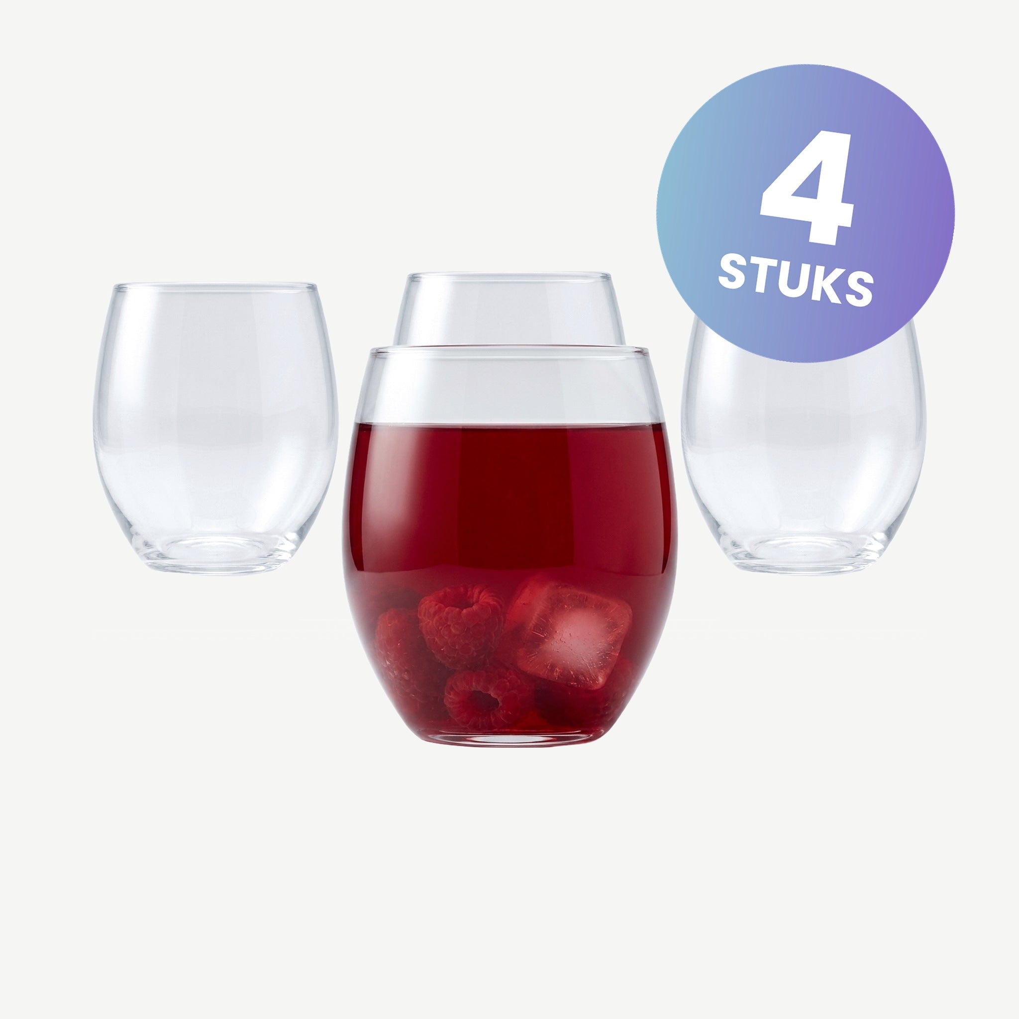Luigi Bormioli Talismano Tumbler 50 Cl - set van 4 glazen