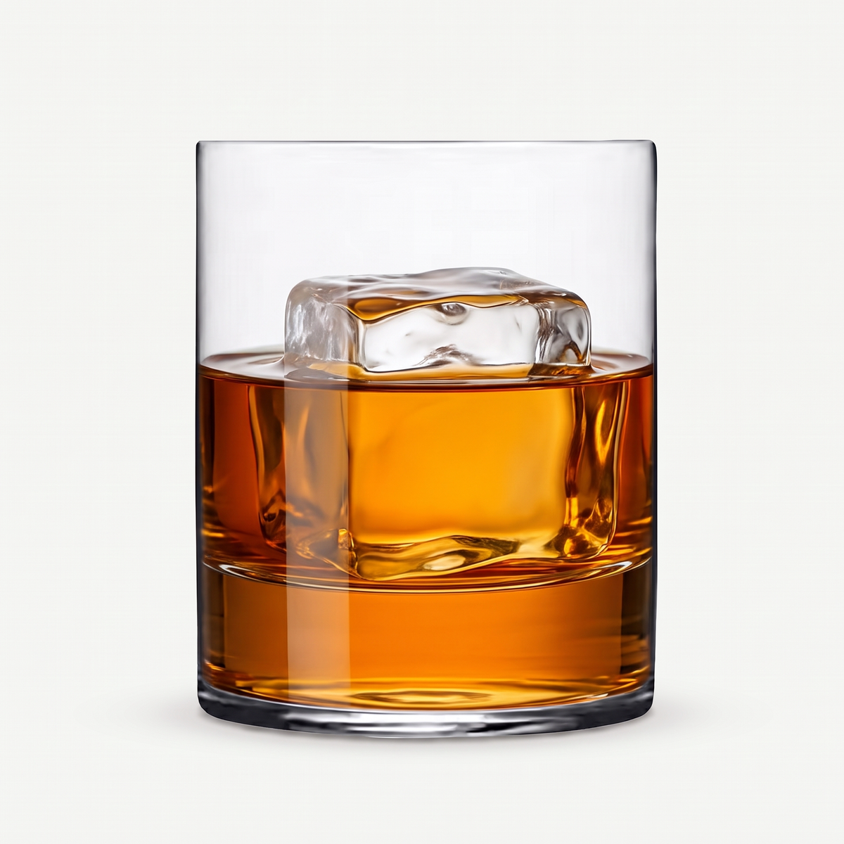 Luigi Bormioli Top Class Tumbler D.O.F. 36,5 Cl gevuld met whisky en ijs