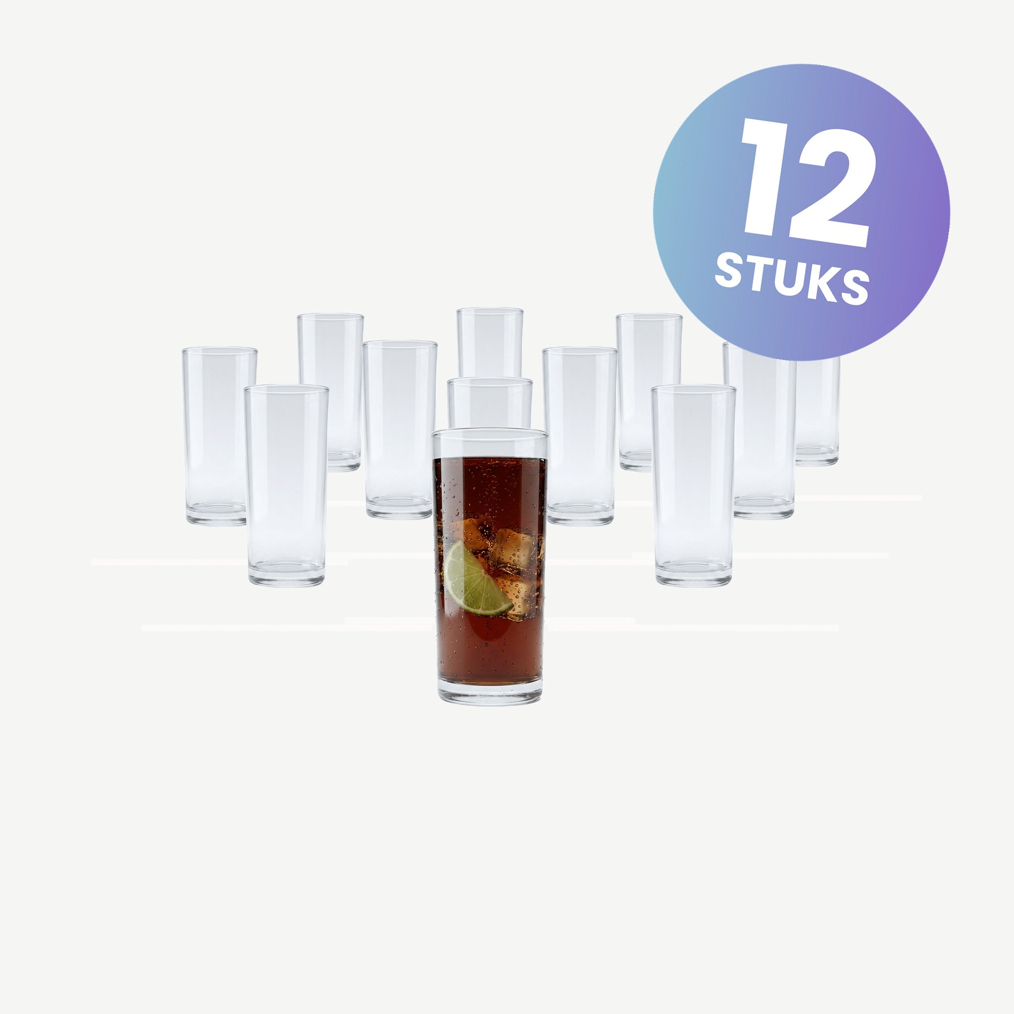 Mammoet Budgetline Jordaan Longdrinkglas 27 Cl - set van 12 glazen